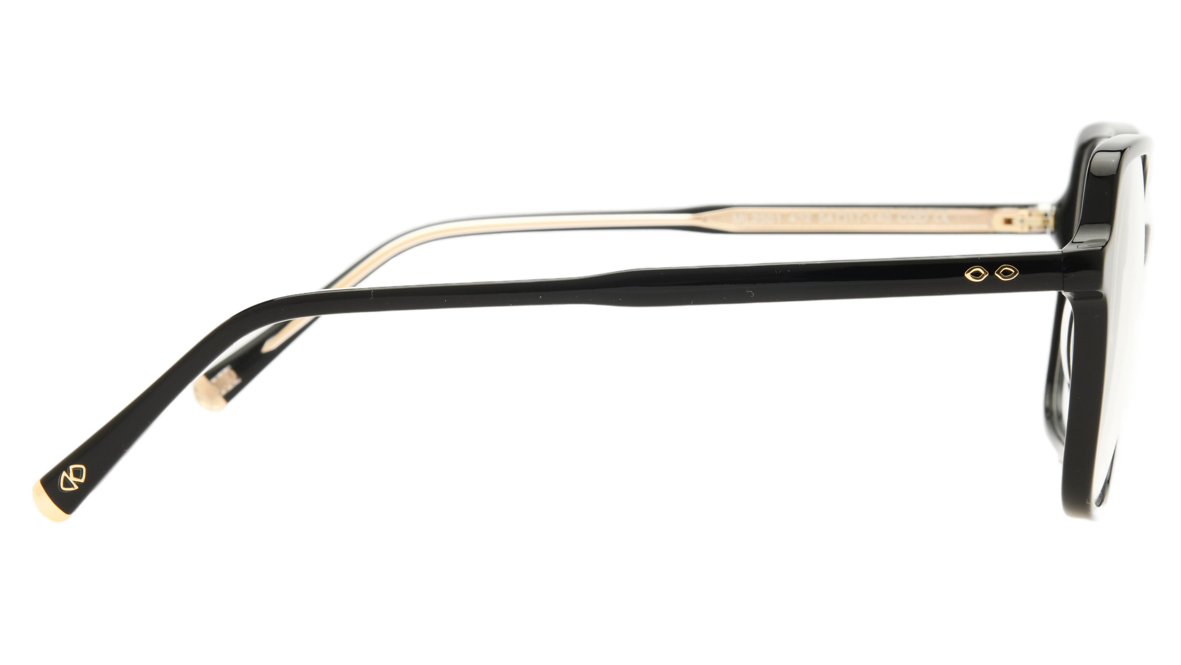 Lunettes de vue Signature Krys Femme Noir Carré Ml2501 Droite