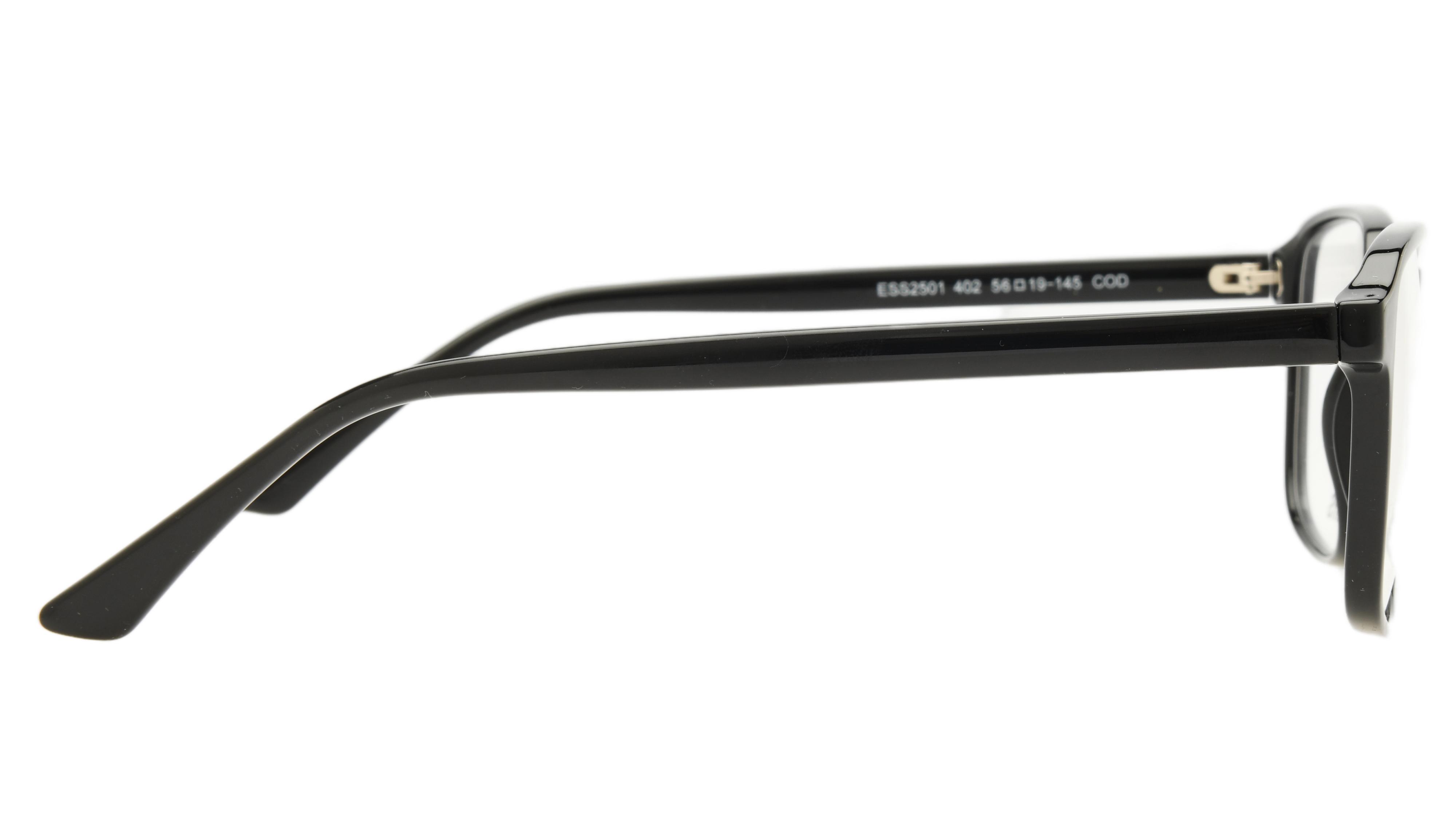 Lunettes de vue Krys Origine Homme Noir Rectangle Ess2501 Droite