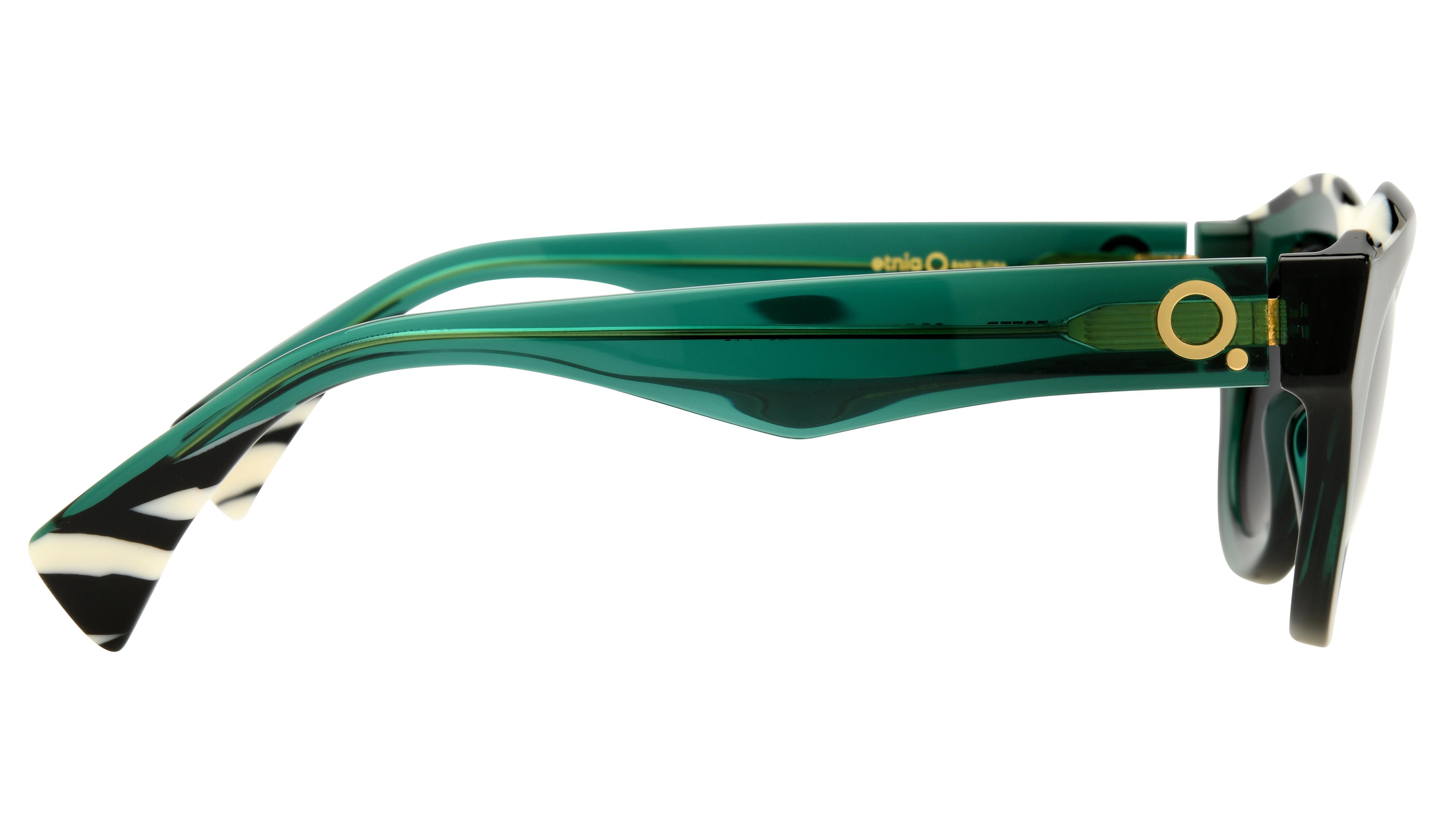 Lunettes de soleil Etnia Barcelona Ester 48S Grze Vert Fonce Bril Ovale -  Krys, image size:4000x2250