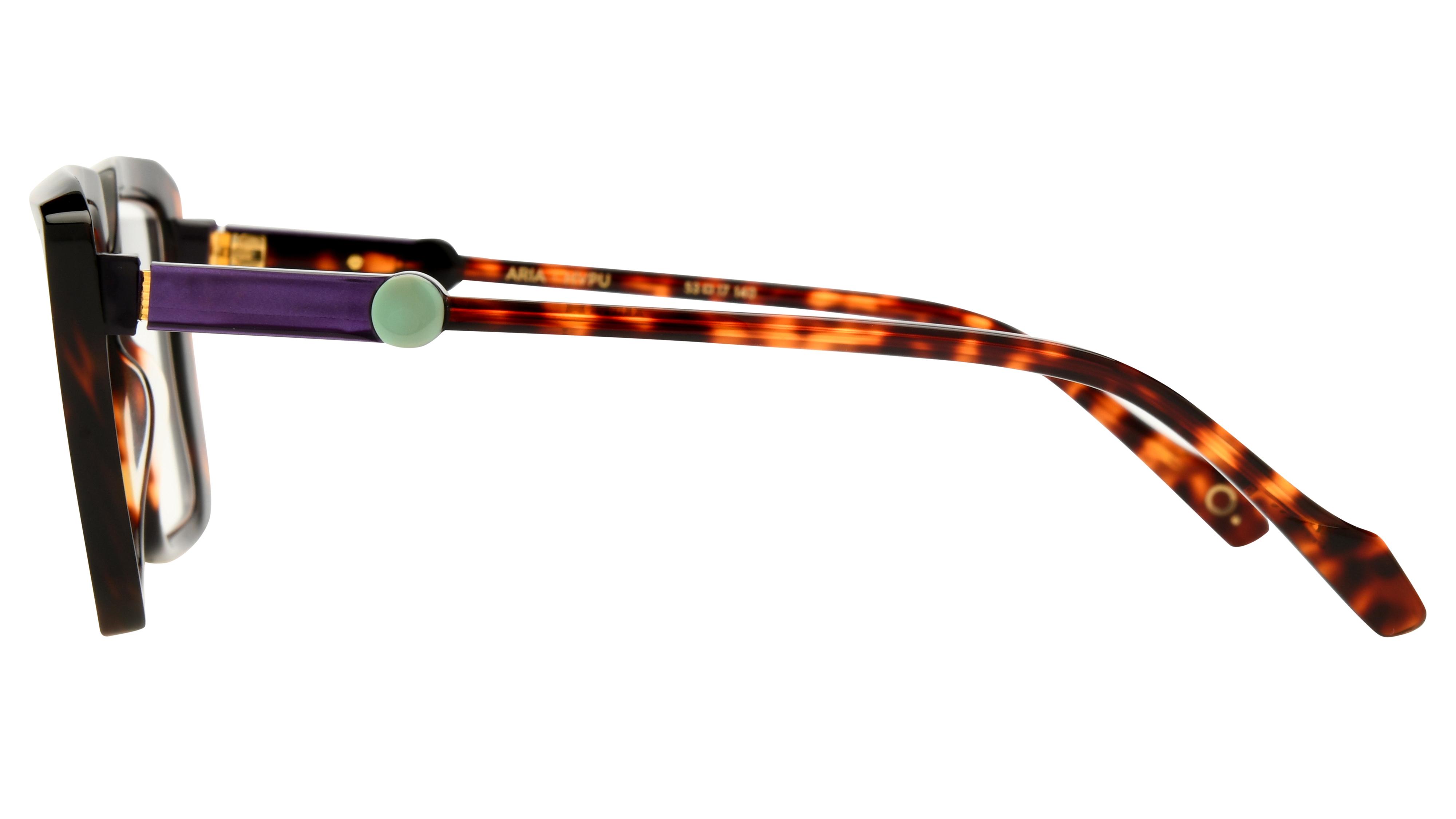 Lunettes de vue Etnia Barcelona Femme Écaille Rectangle Aria53O Gauche