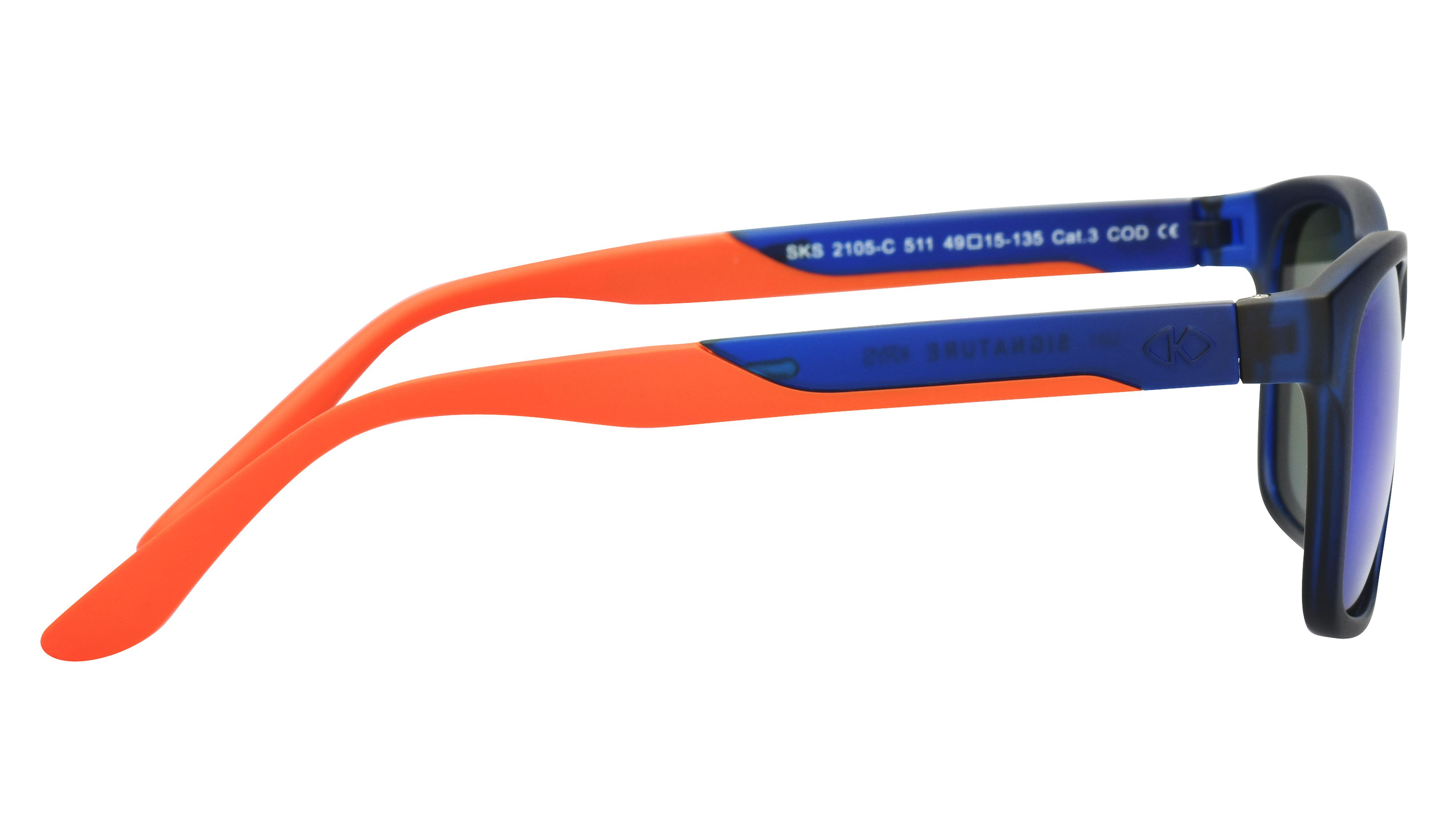 Lunettes de soleil Signature Krys Enfant Bleu Rectangle Sks2105-C Droite