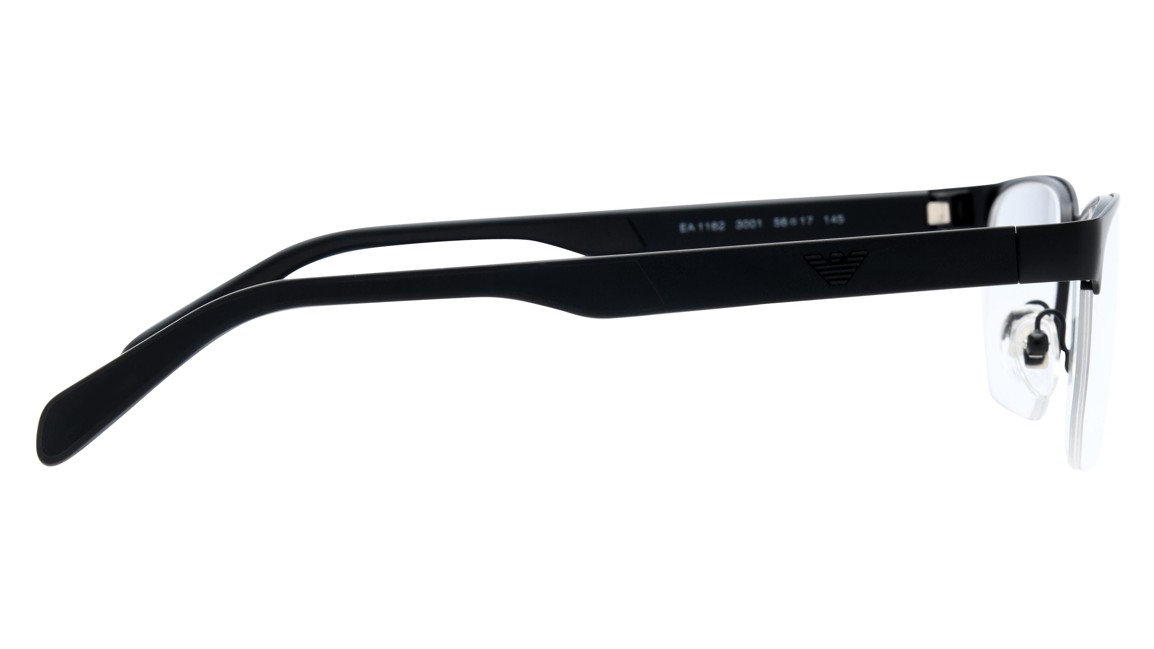 Lunettes de vue Emporio Armani Ea1162 3001 Noir Rectangle Krys