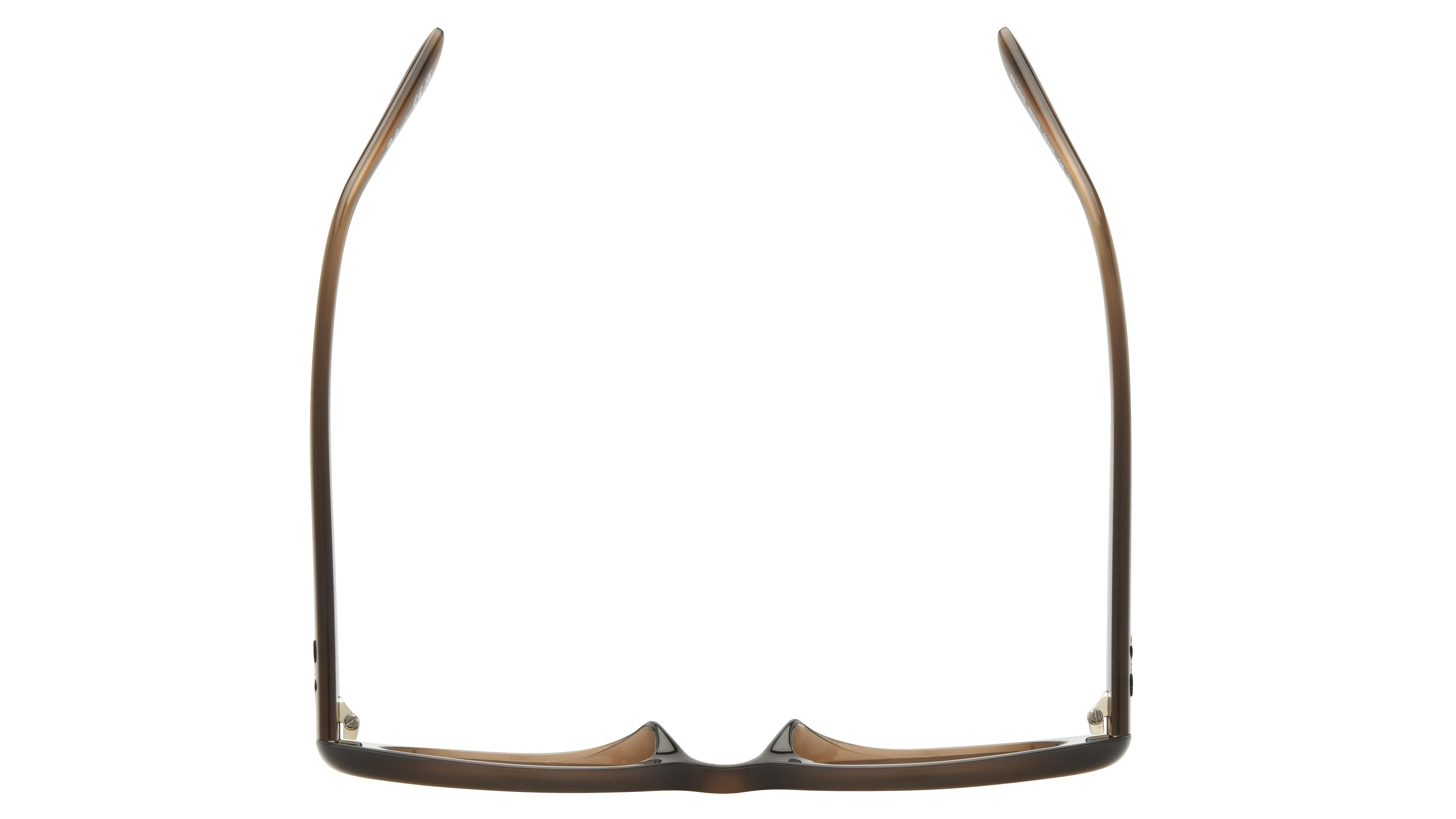 Lunettes de soleil Ray-Ban Mixte Marron Ovale RB4441D Dessus