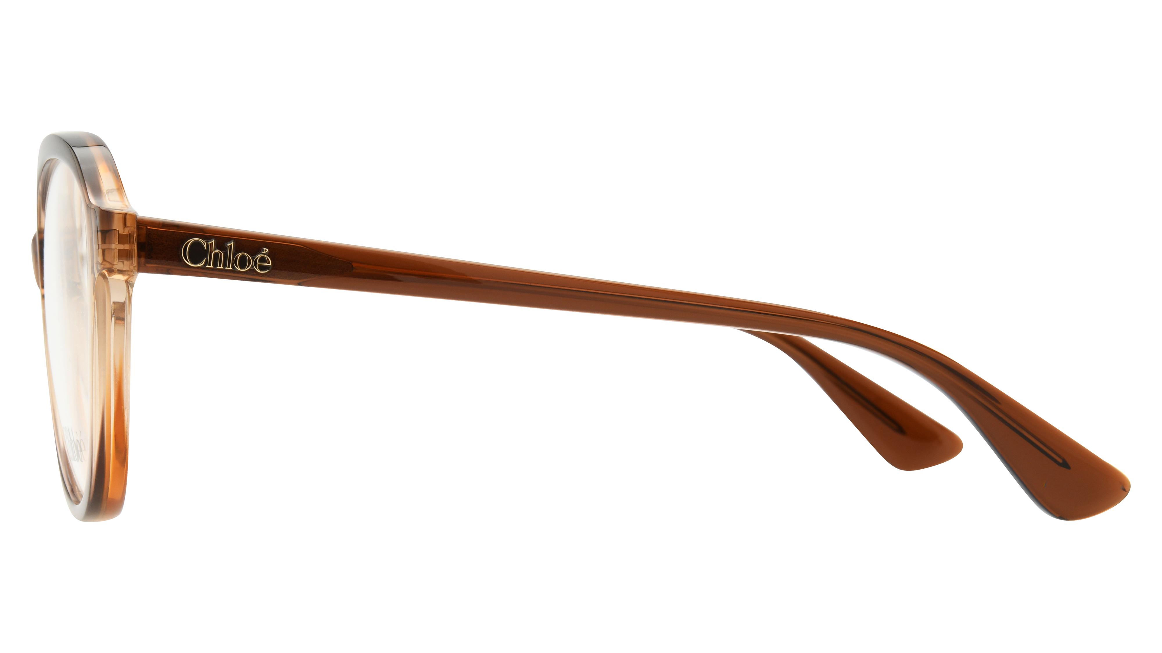 Lunettes de vue Chloé Femme Marron Ovale Ch0392O Gauche