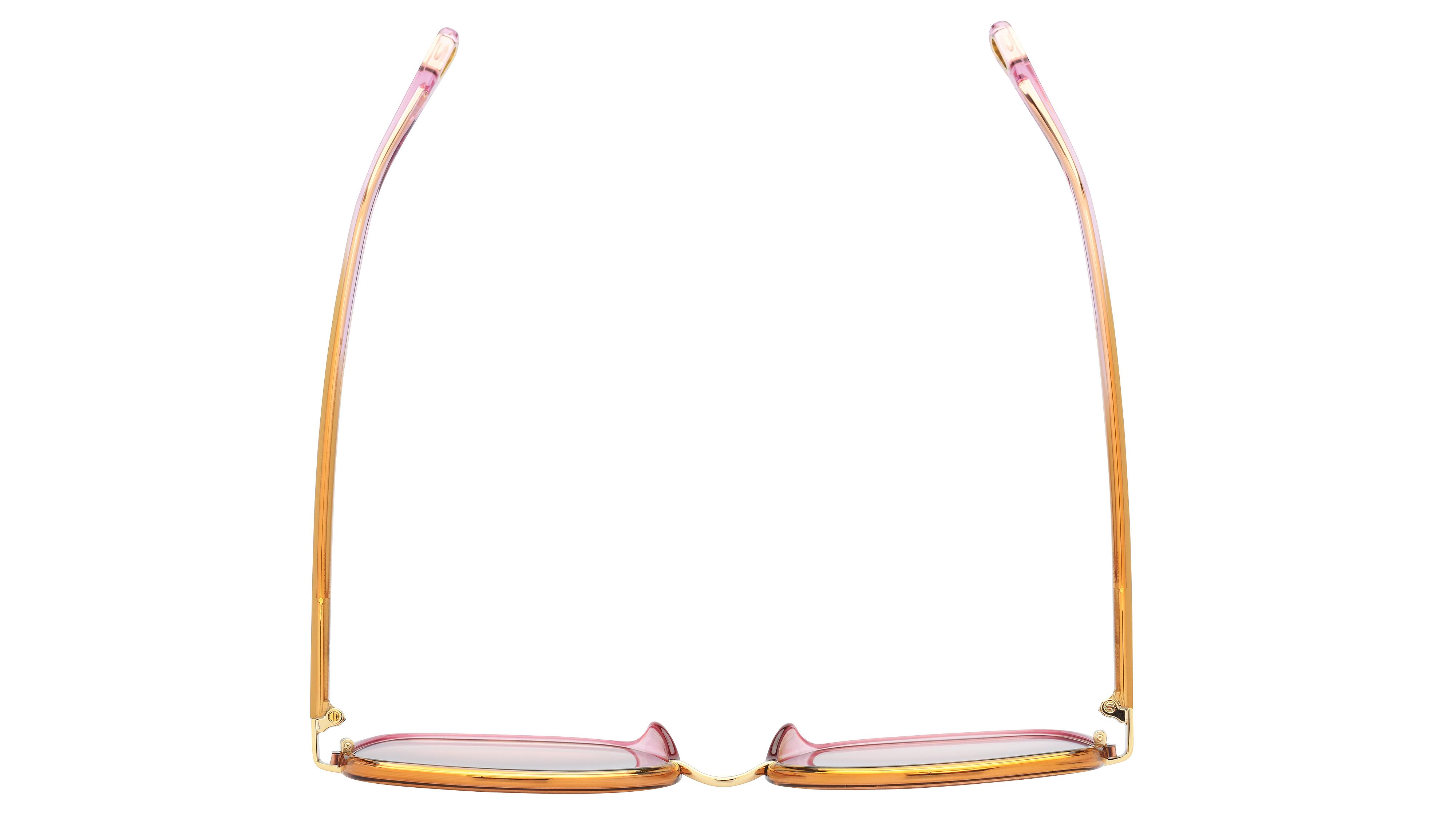 Lunettes de soleil Chloé Femme Rose Carré Ch0031S Dessus