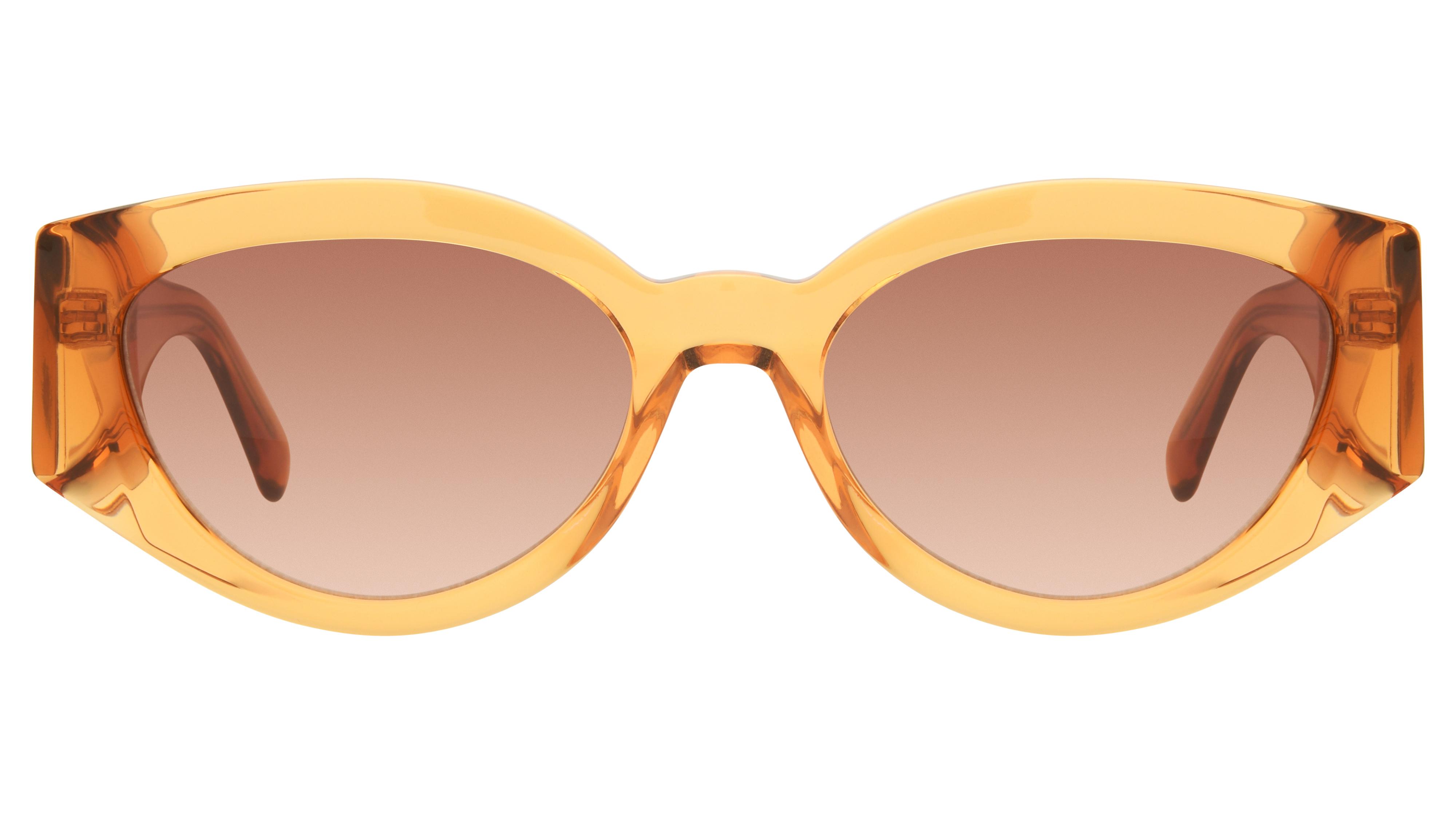 Lunettes de soleil Sandro Femme Orange Rectangle SD6104 Face