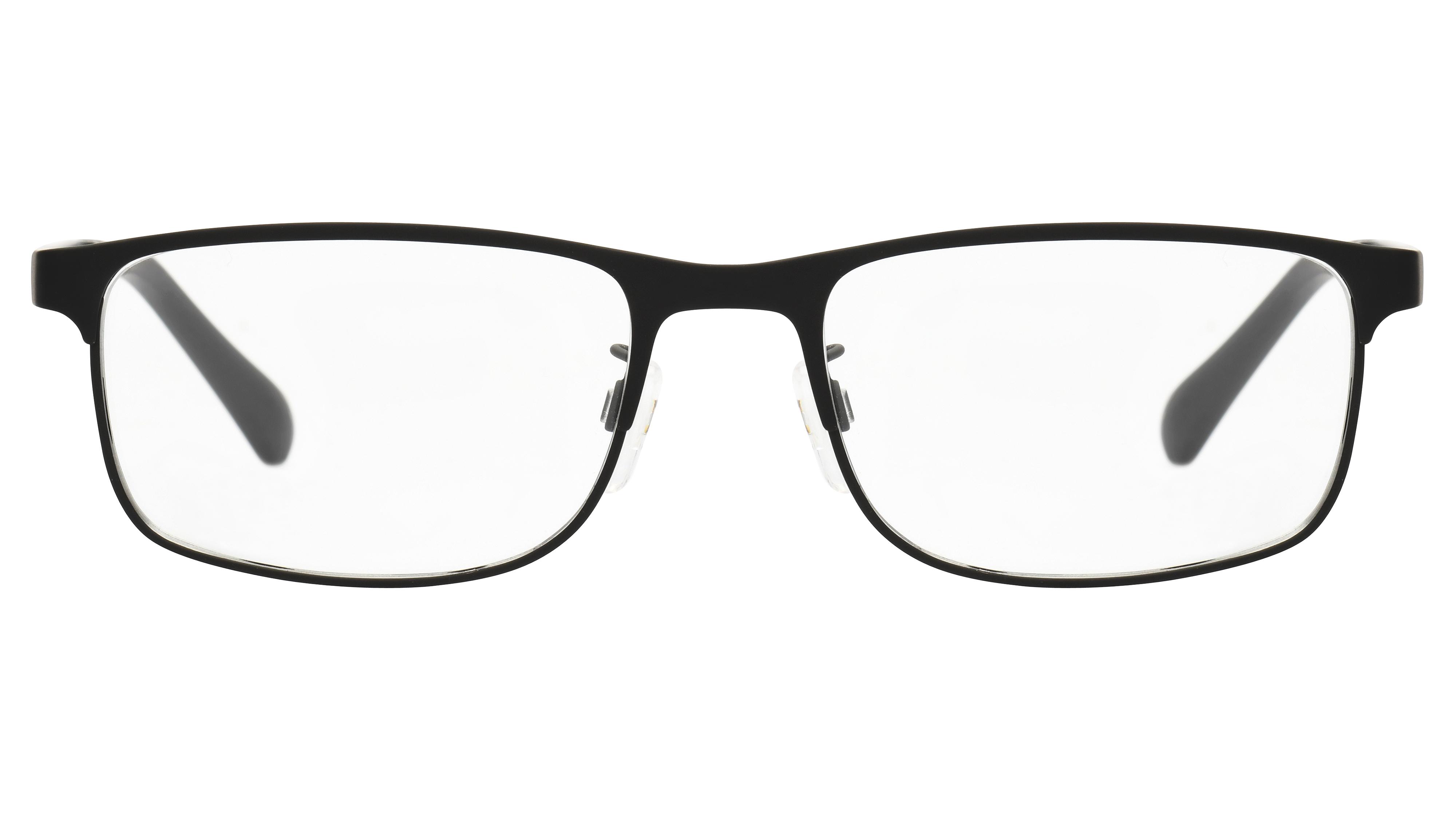 Lunettes de vue Emporio Armani Ea1112 3175 Gris Fonce Rectangle Krys