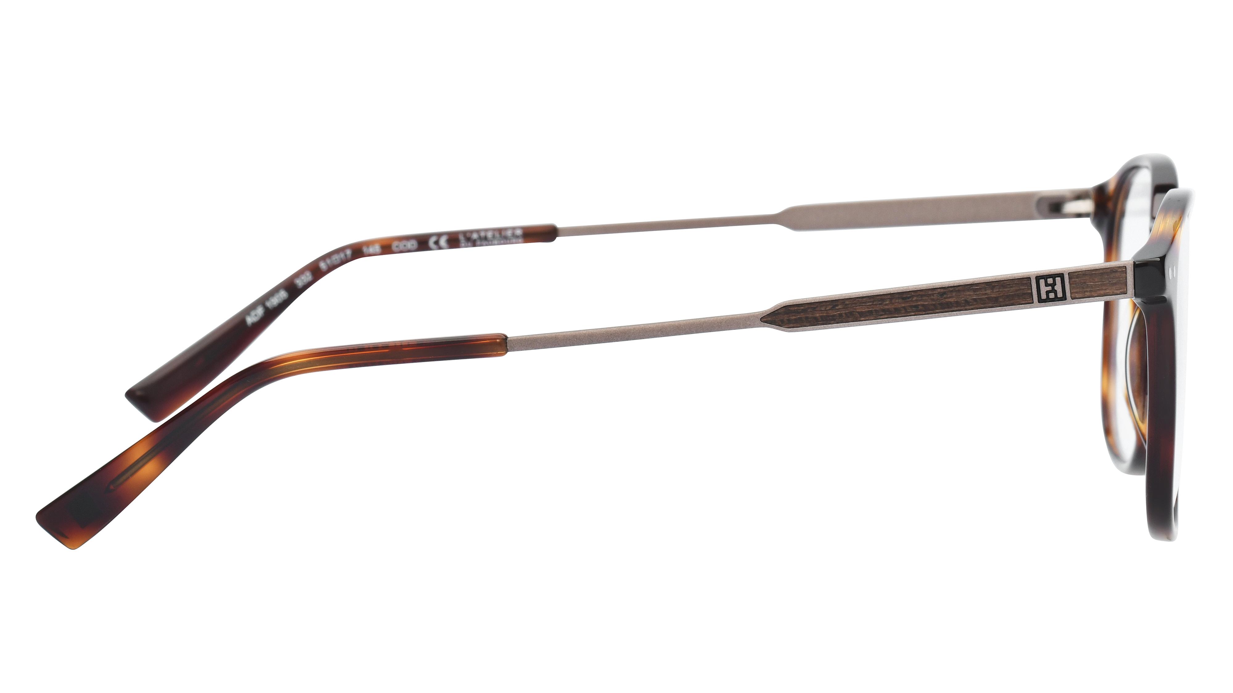 Lunettes de vue L'Atelier du Faubourg Homme Écaille Rectangle Adf1905 Droite