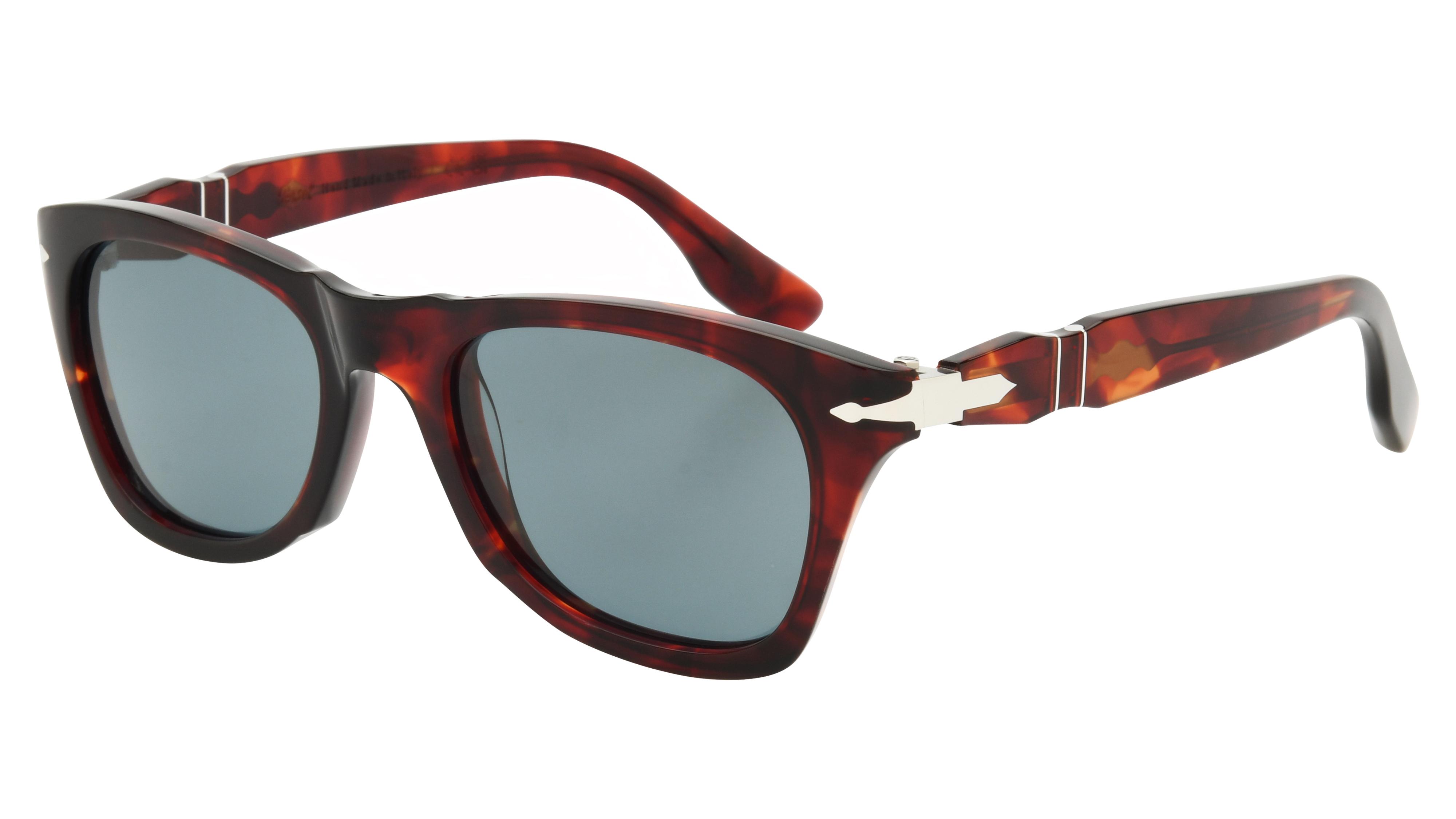 Lunettes de soleil Persol Mixte Écaille Pantos PO8001S Trois-Quart