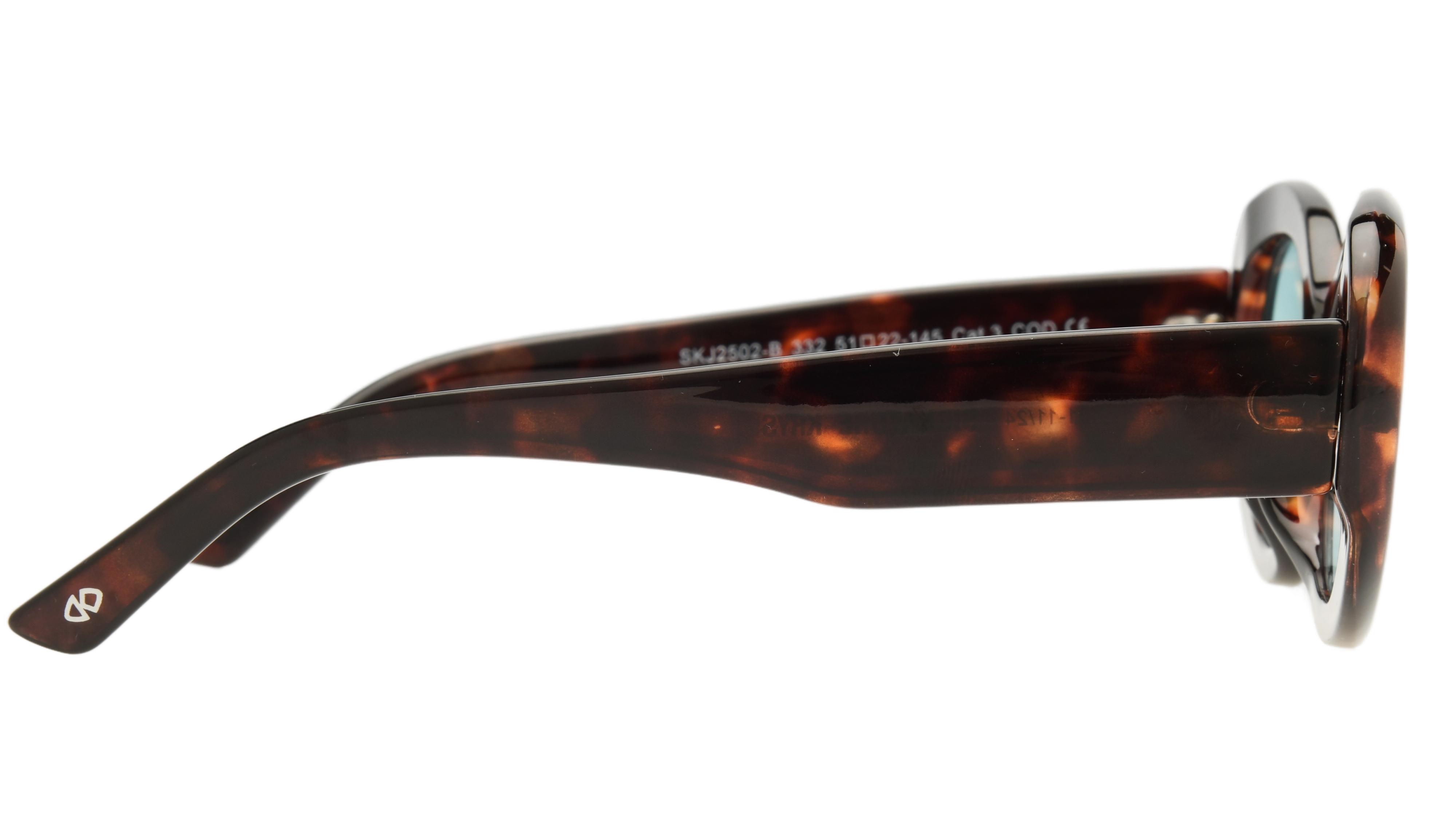 Lunettes de soleil Signature Krys Femme Écaille Ovale Skj2502-B Droite