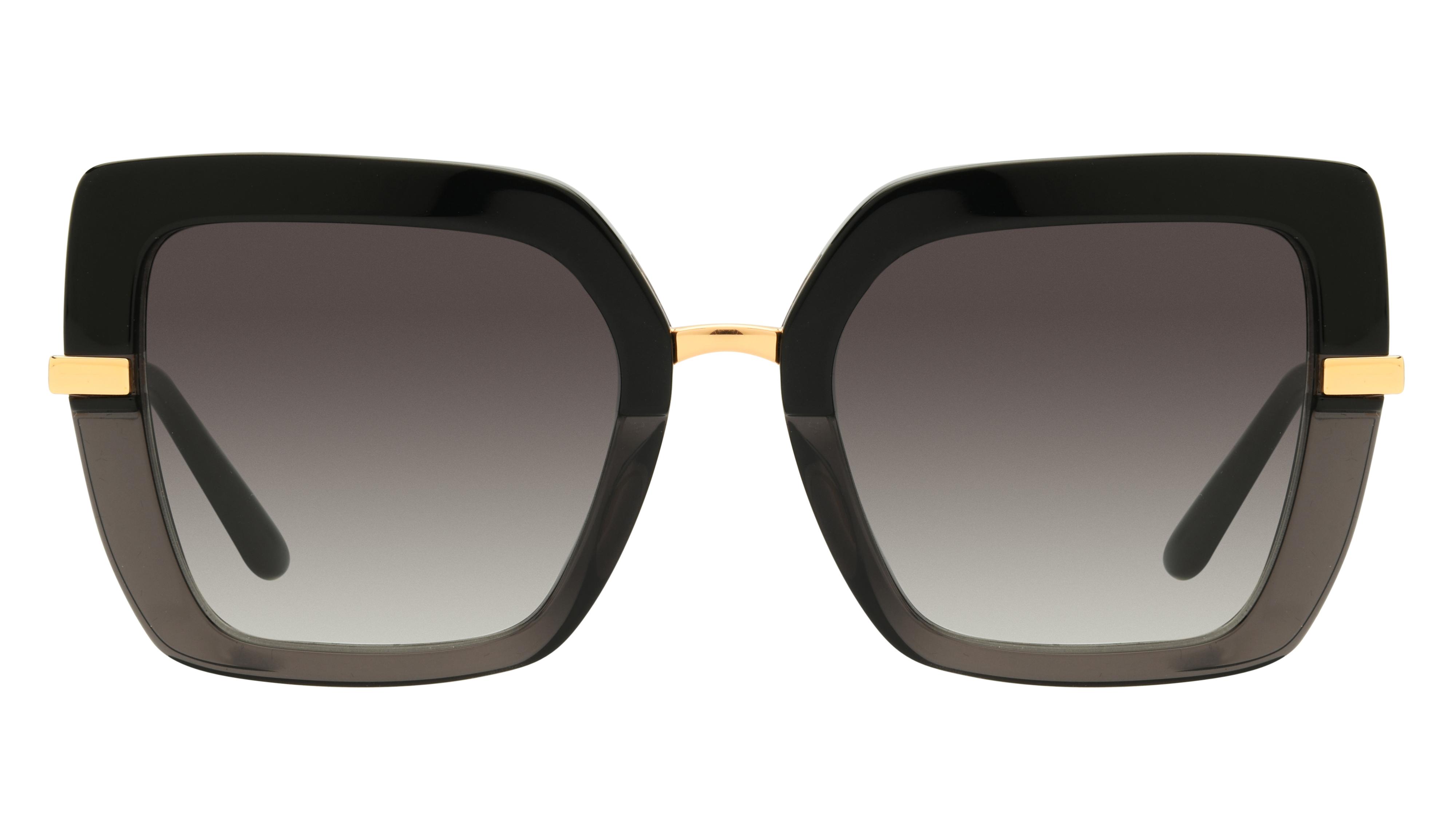 Lunettes de soleil  Femme Noir Carré dg4373 Face