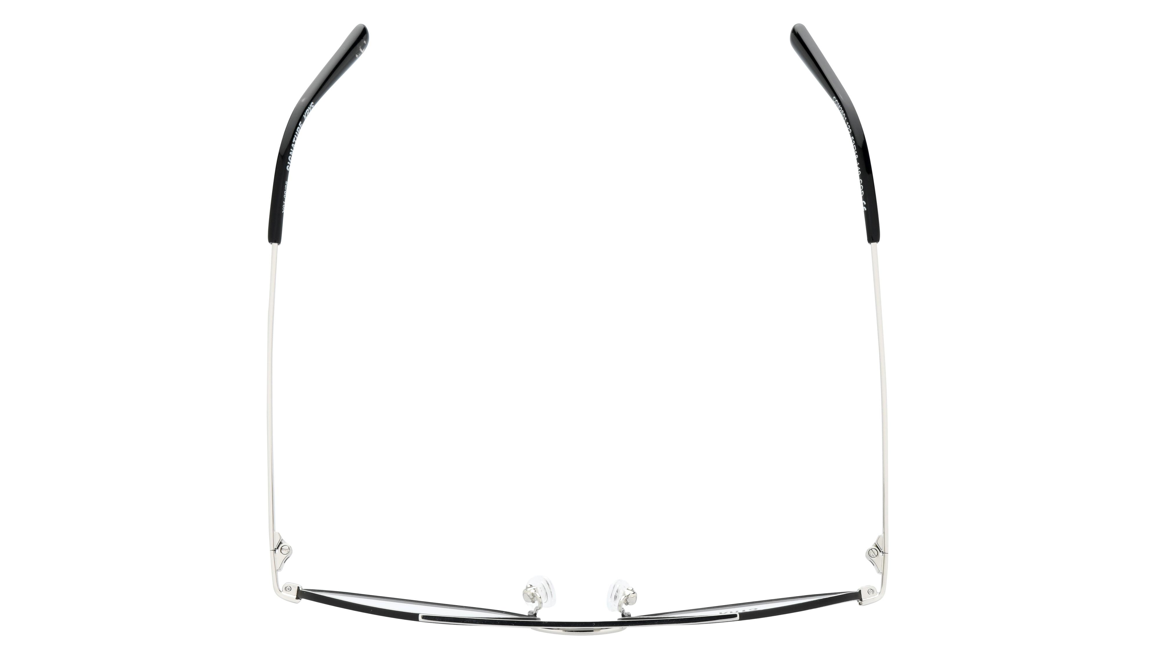 Lunettes de vue Signature Krys Homme Argent Aviateur Com2601 Dessus