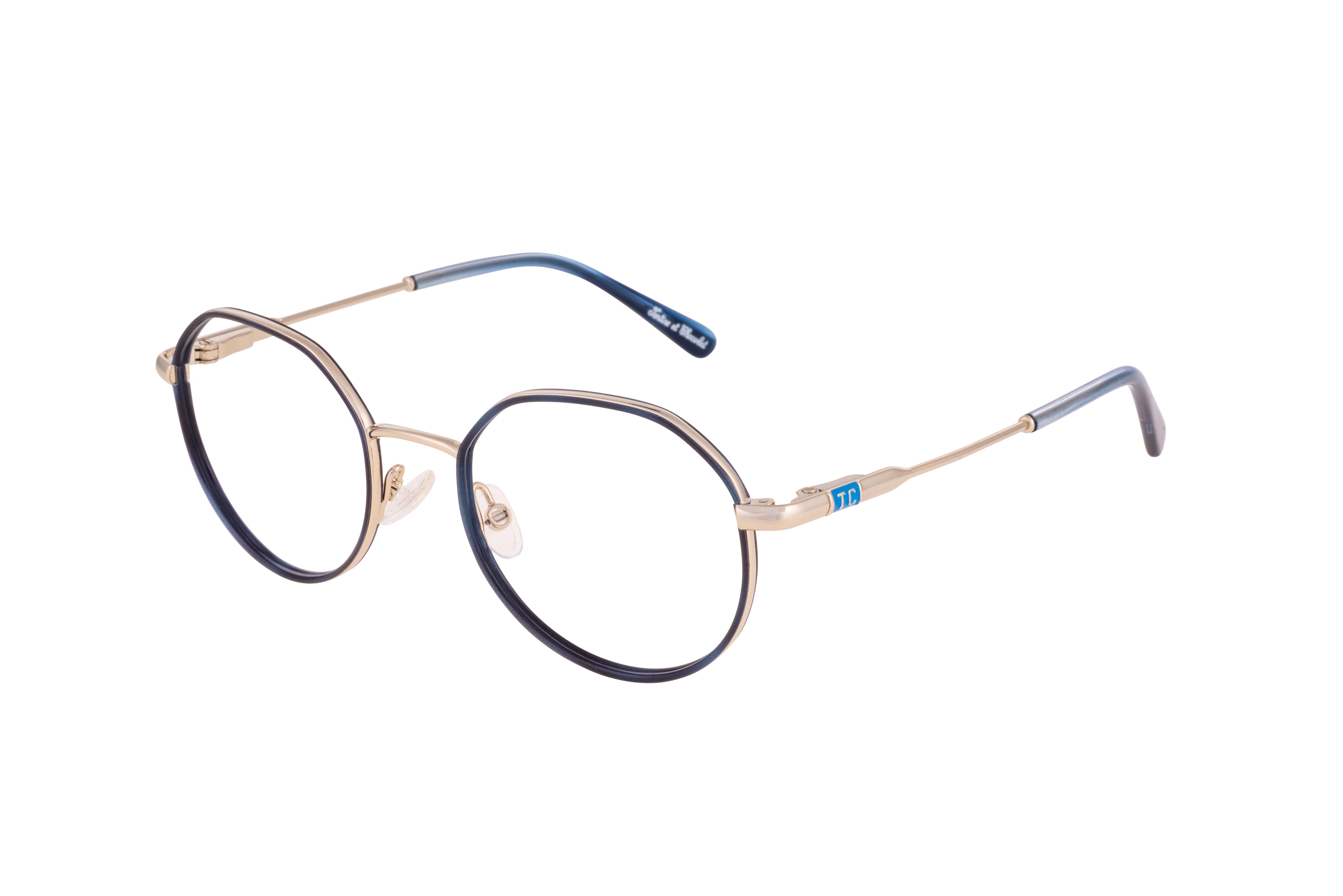 Lunettes de vue Tartine et Chocolat Enfant Bleu Pantos TCMM318C67 Gauche