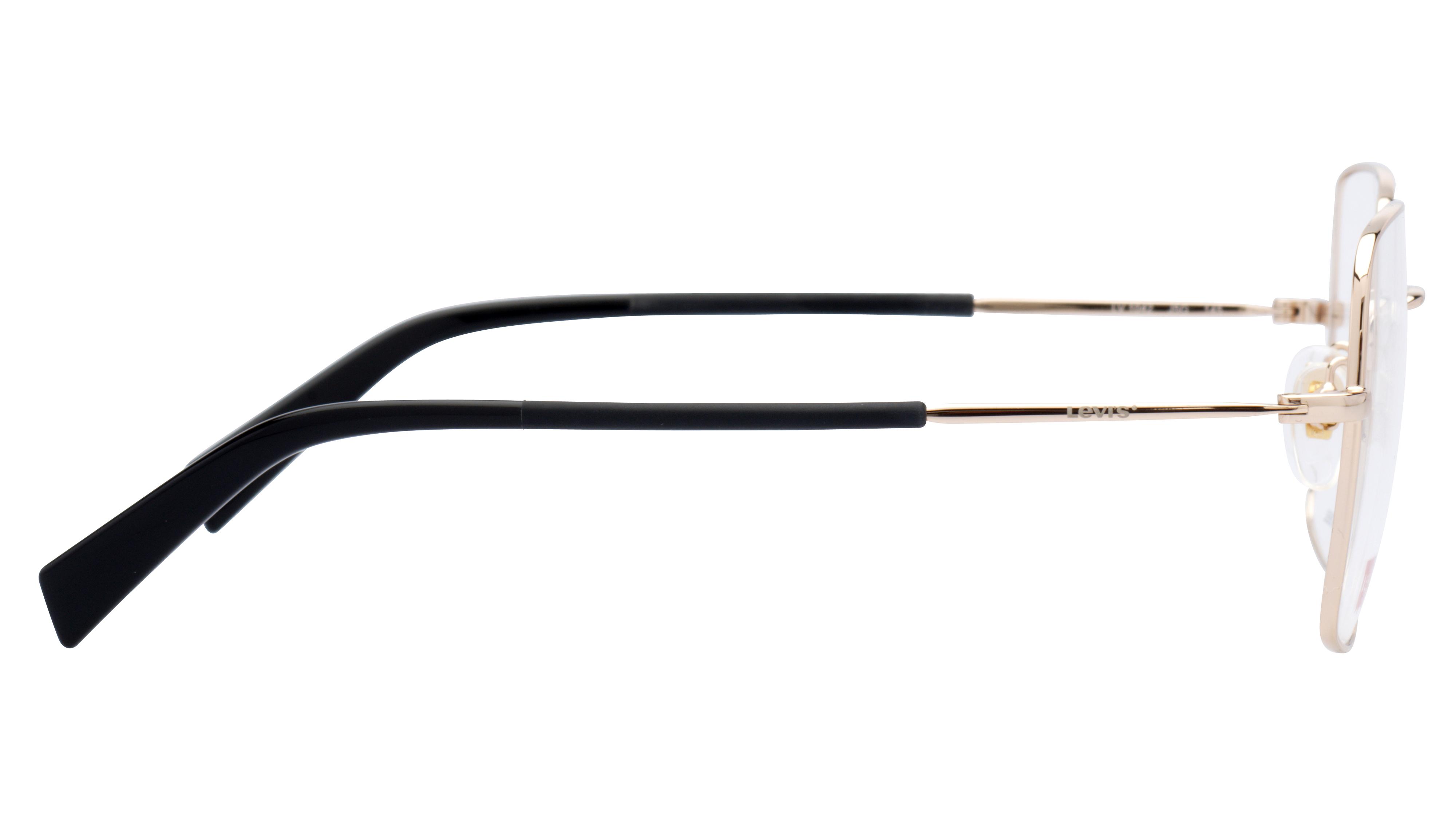 Lunettes de vue Levi's Femme Or Carré Lv1042 Droite