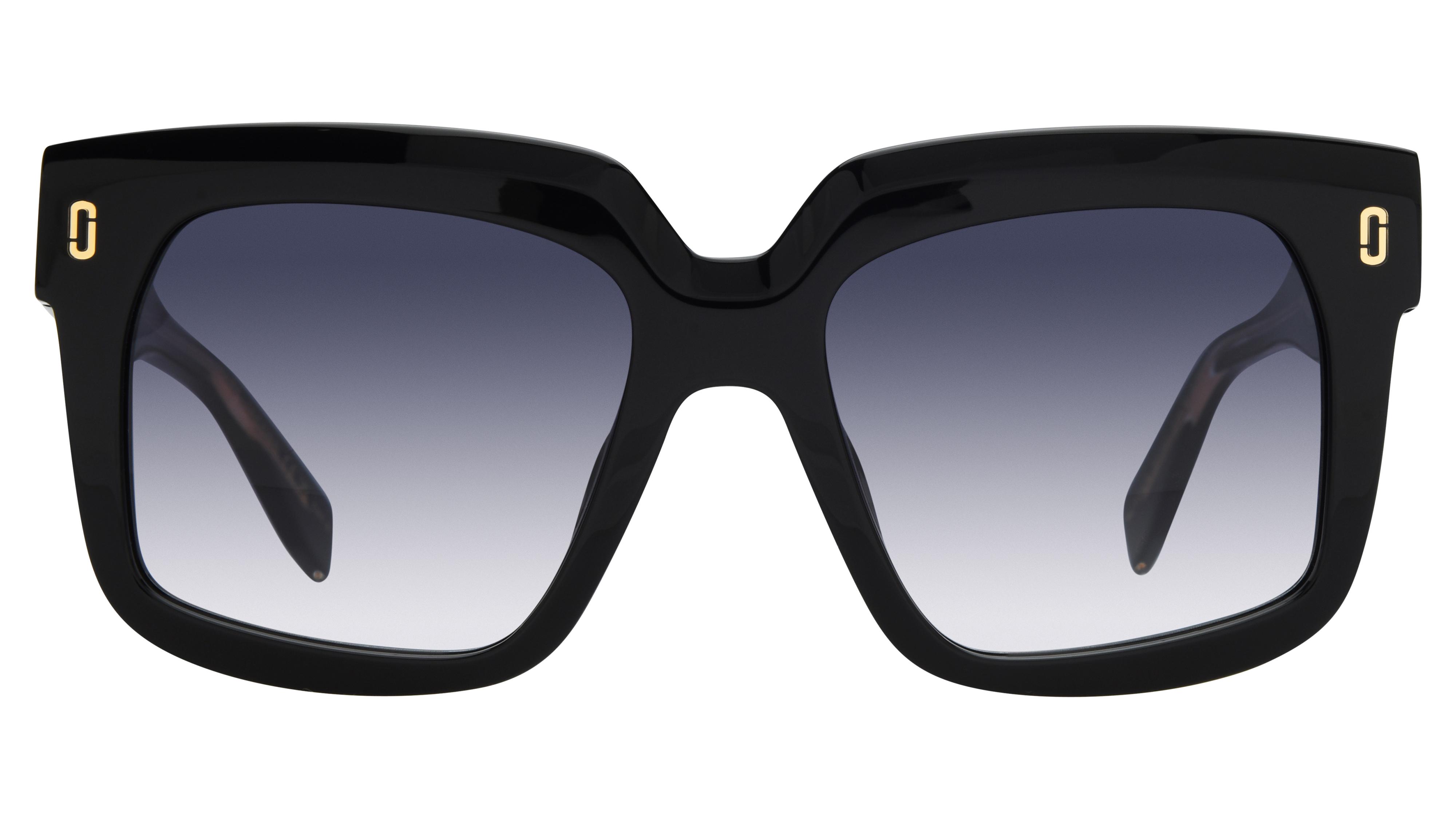 Lunettes de soleil Marc Jacobs Femme Noir Carré Mj Face