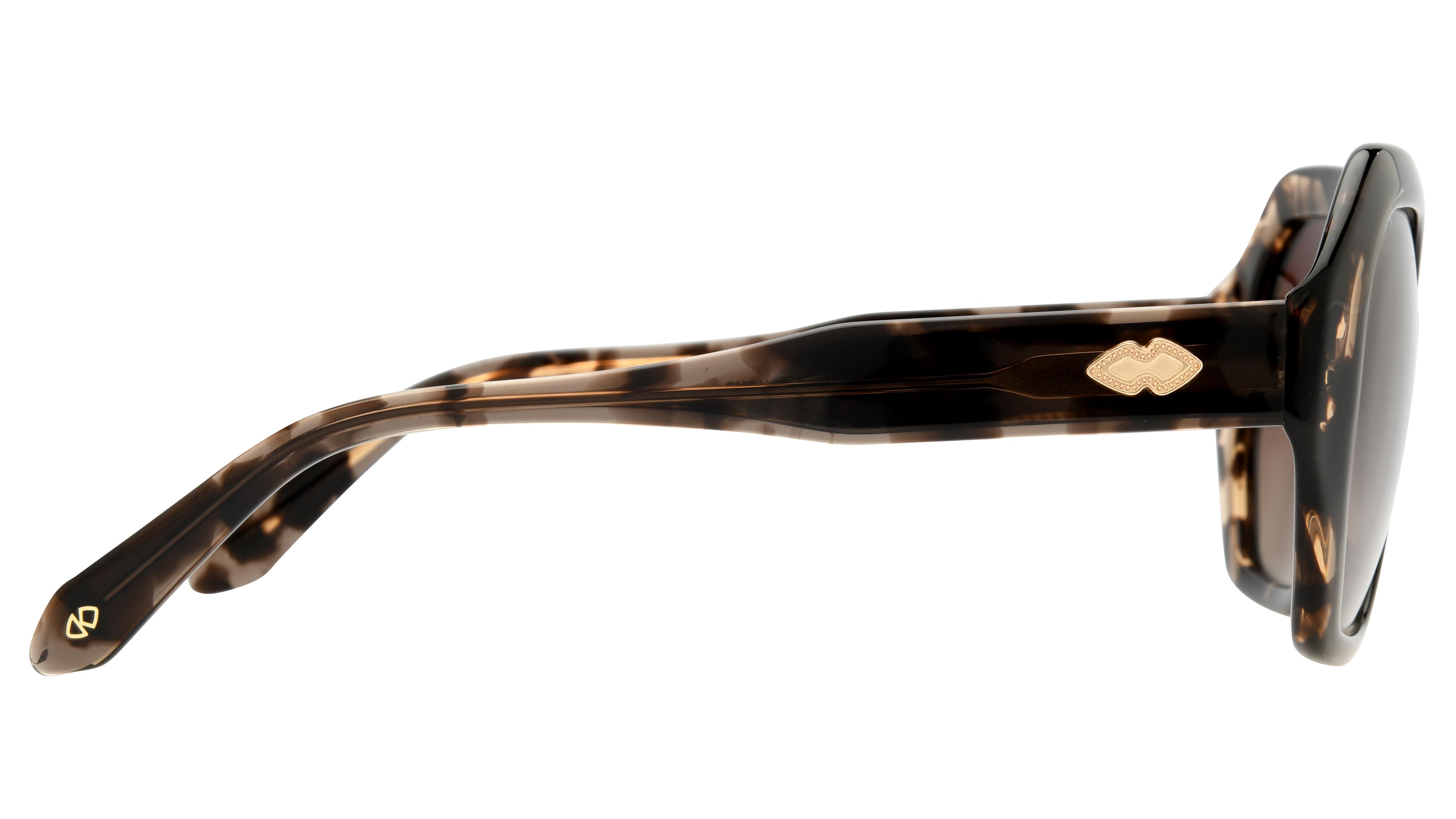 Lunettes de soleil Signature Krys Femme Écaille Carré Skj2530-F Droite