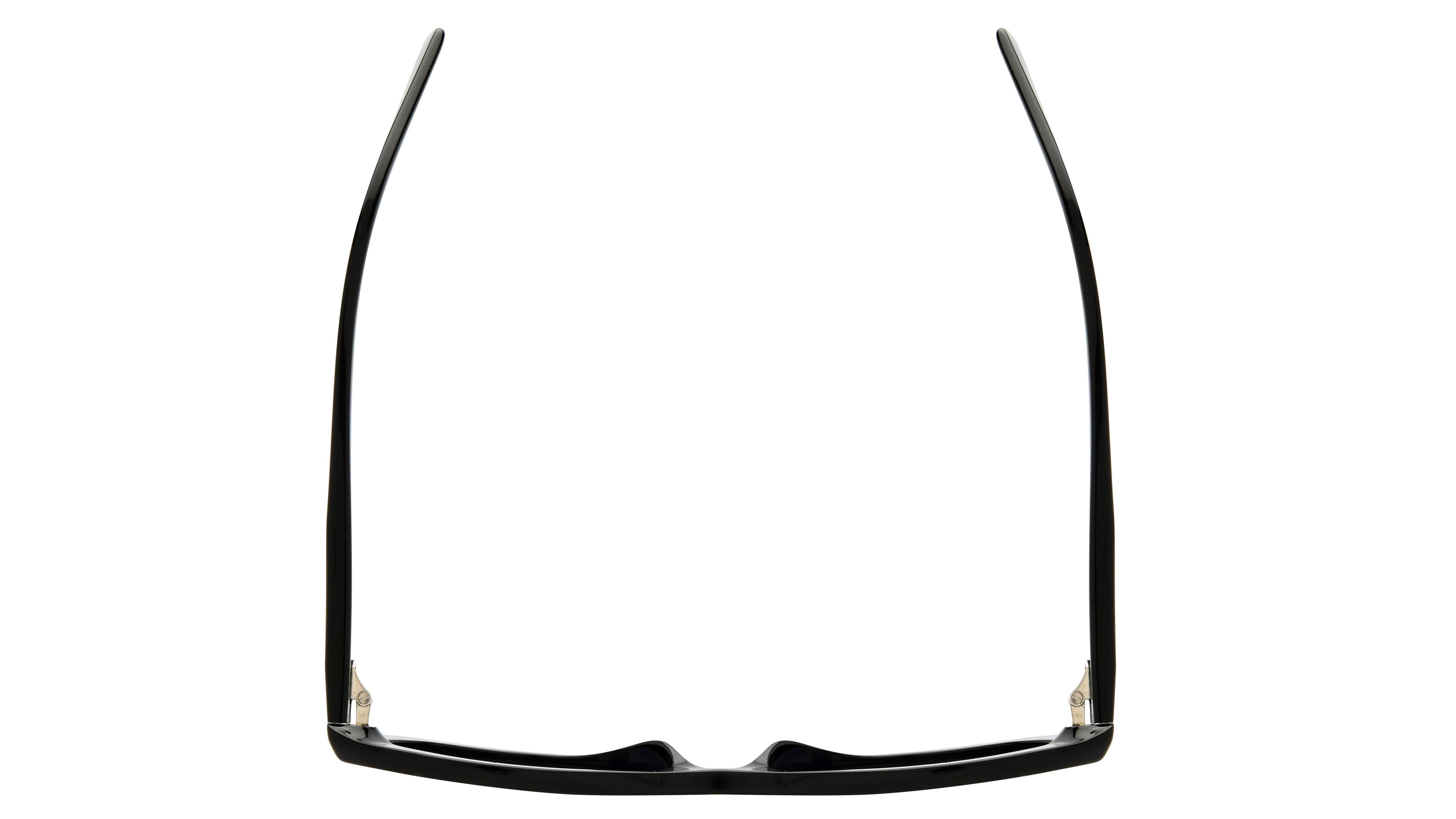Lunettes de soleil Prada Femme Noir Rectangle Pr26Zs Dessus