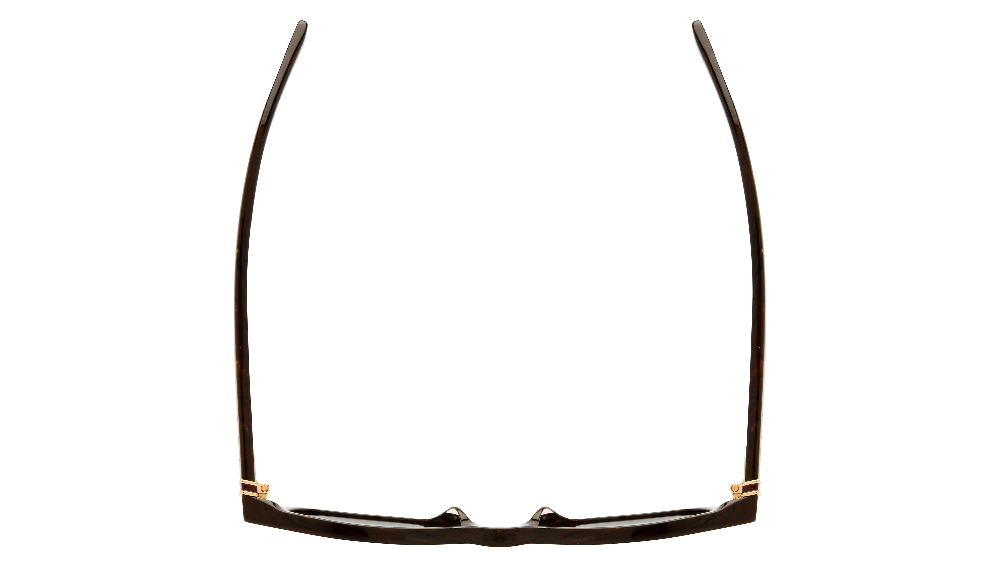Lunettes de soleil Gucci Homme Marron Pantos Gg1671S Dessus