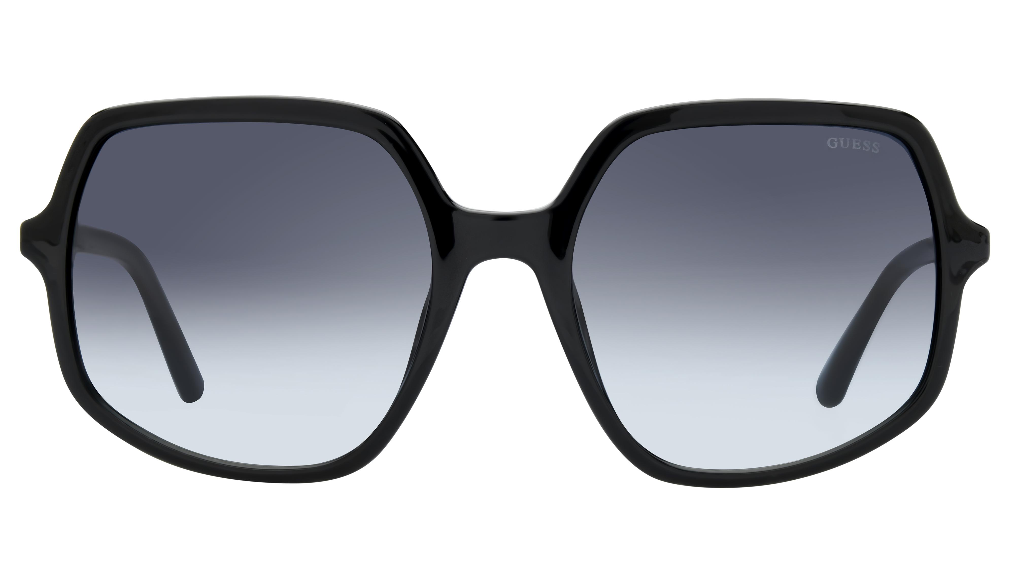 Lunettes de soleil Guess Femme Noir Carré GU00257 Face
