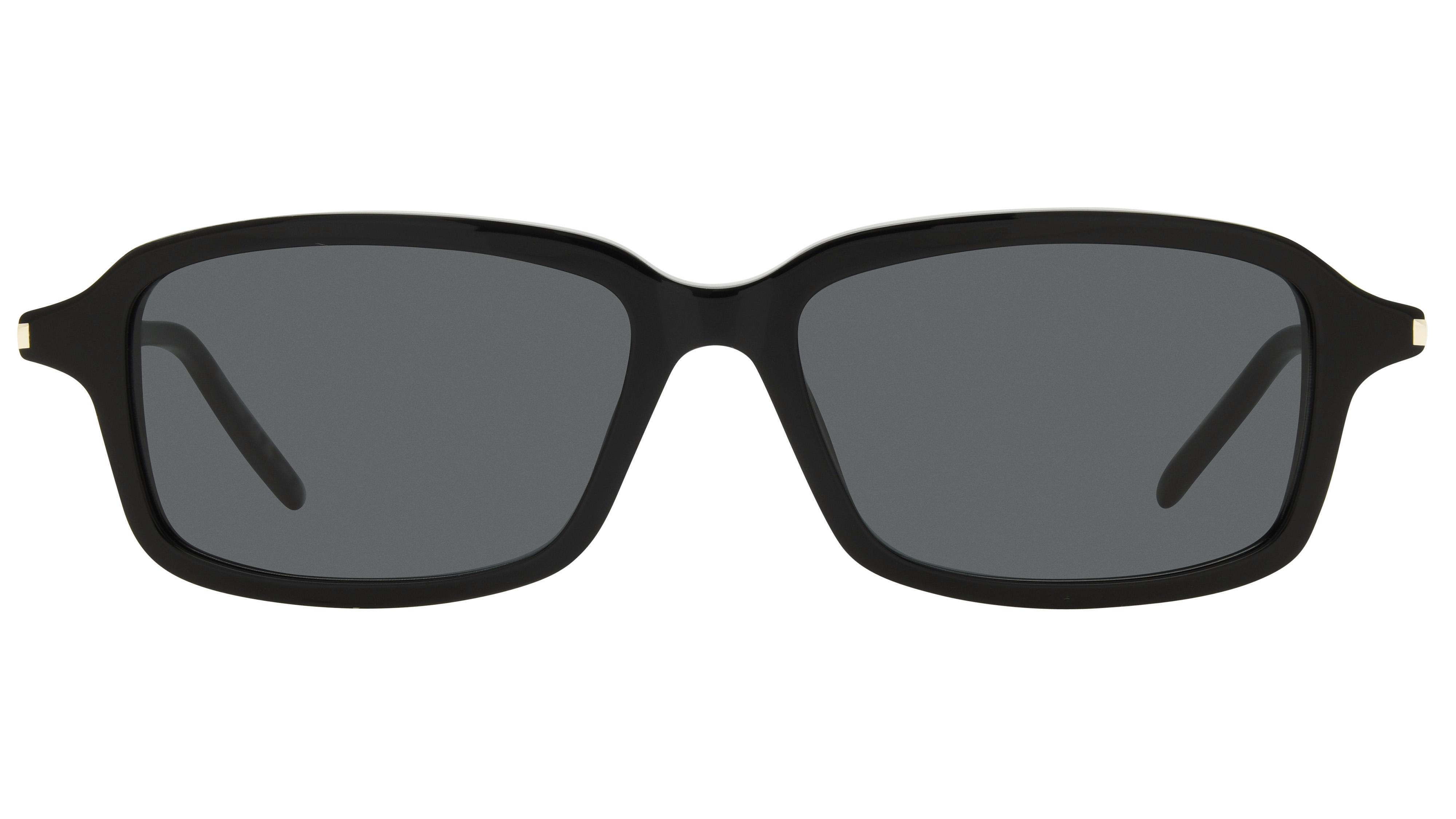 Lunettes de soleil Saint Laurent Homme Noir Rectangle Sl Face