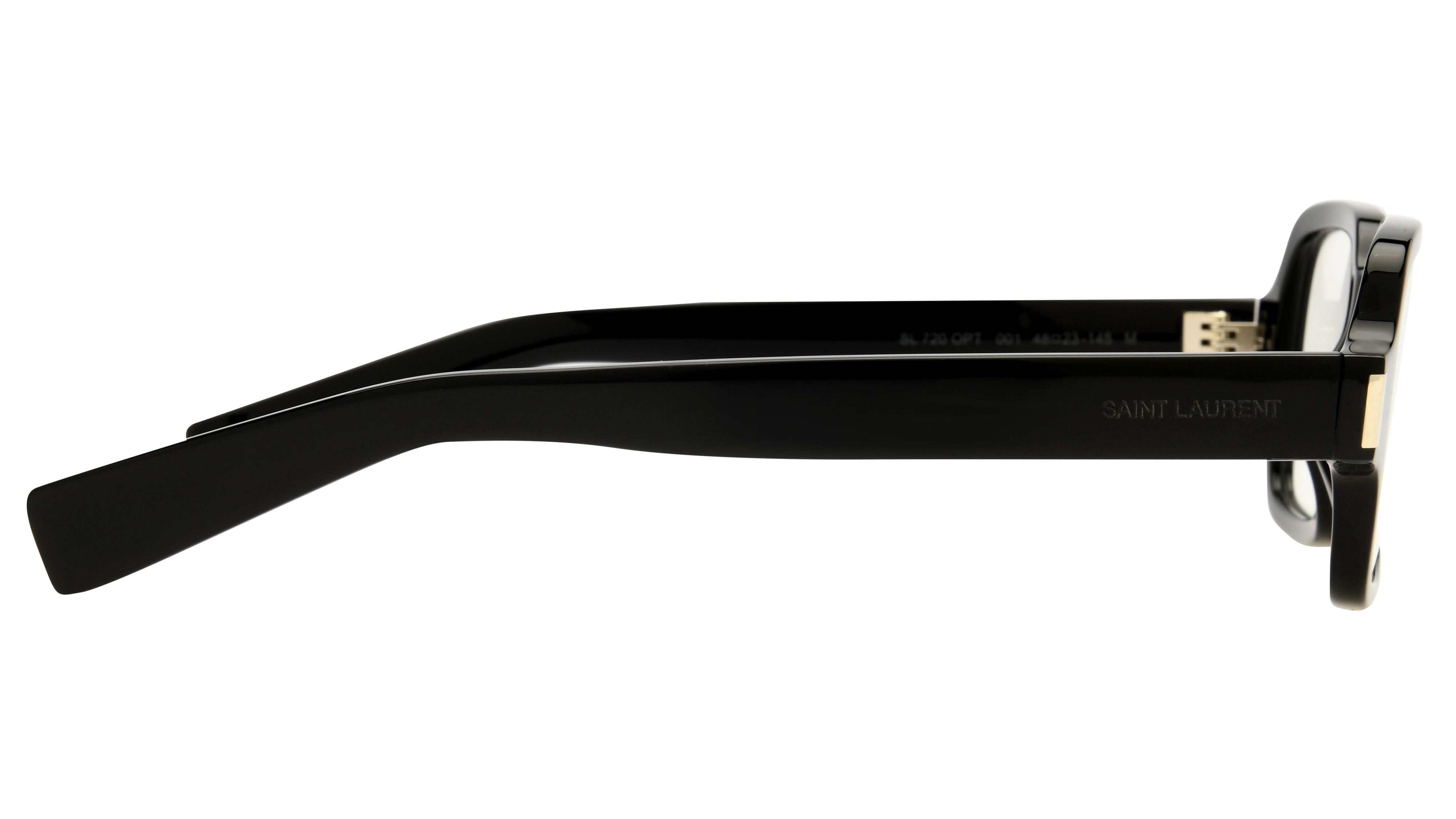 Lunettes de vue Saint Laurent Mixte Noir Carré SL Droite