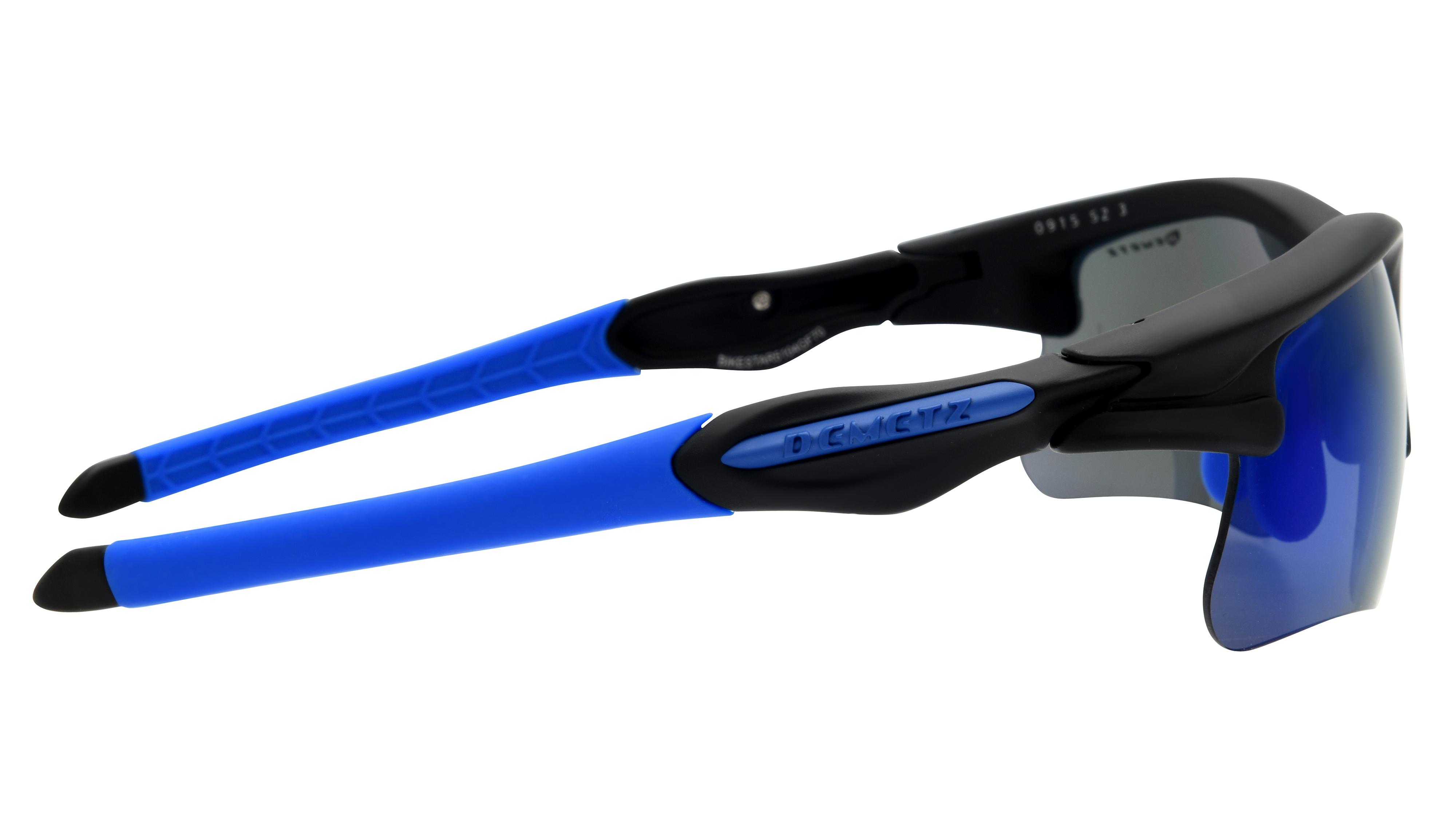 Lunettes de soleil Demetz BIKESTAR 5104 Noir Mat Carre Krys