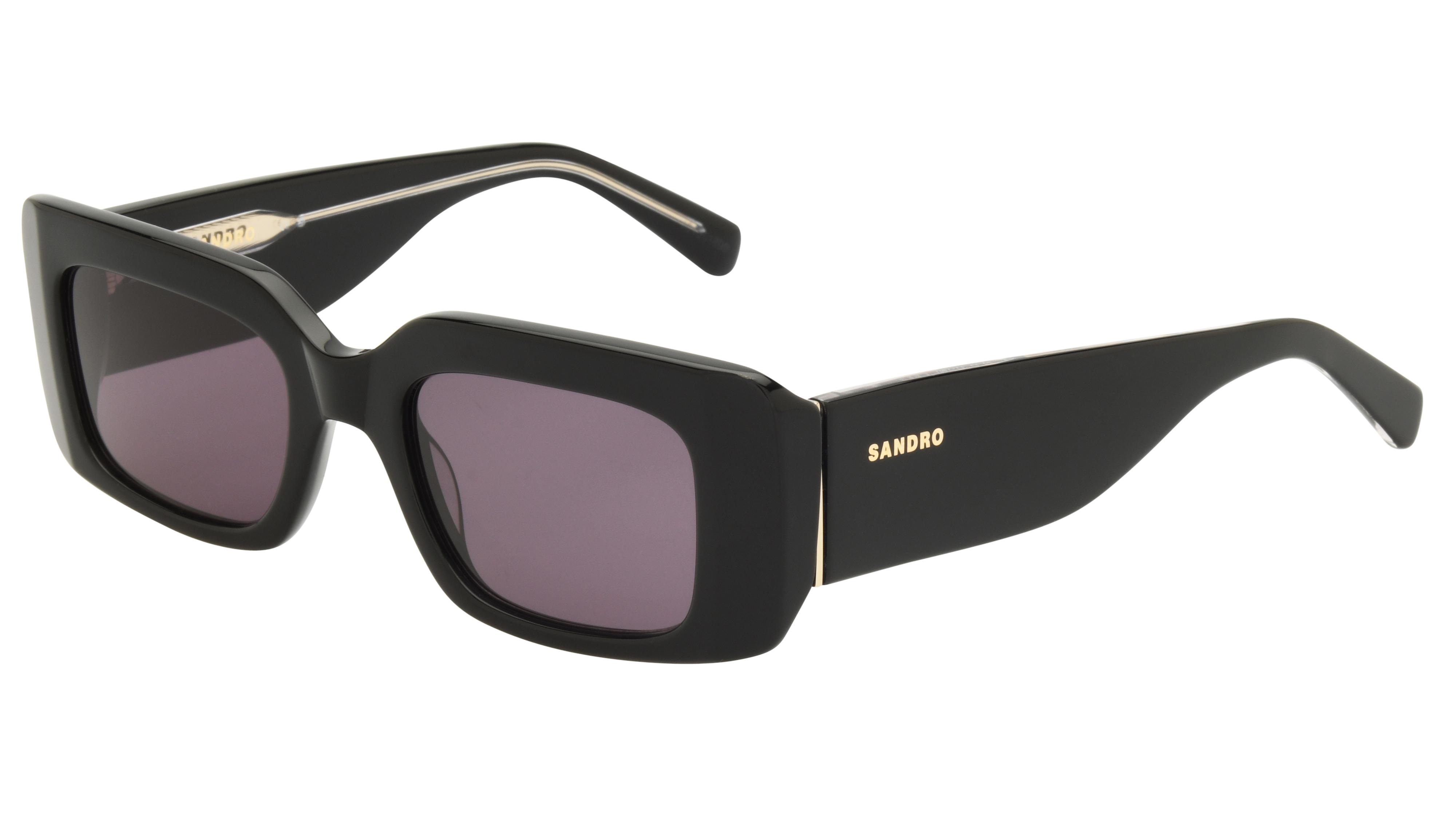 Lunettes de soleil Sandro Femme Noir Pantos SD6103 Trois-Quart