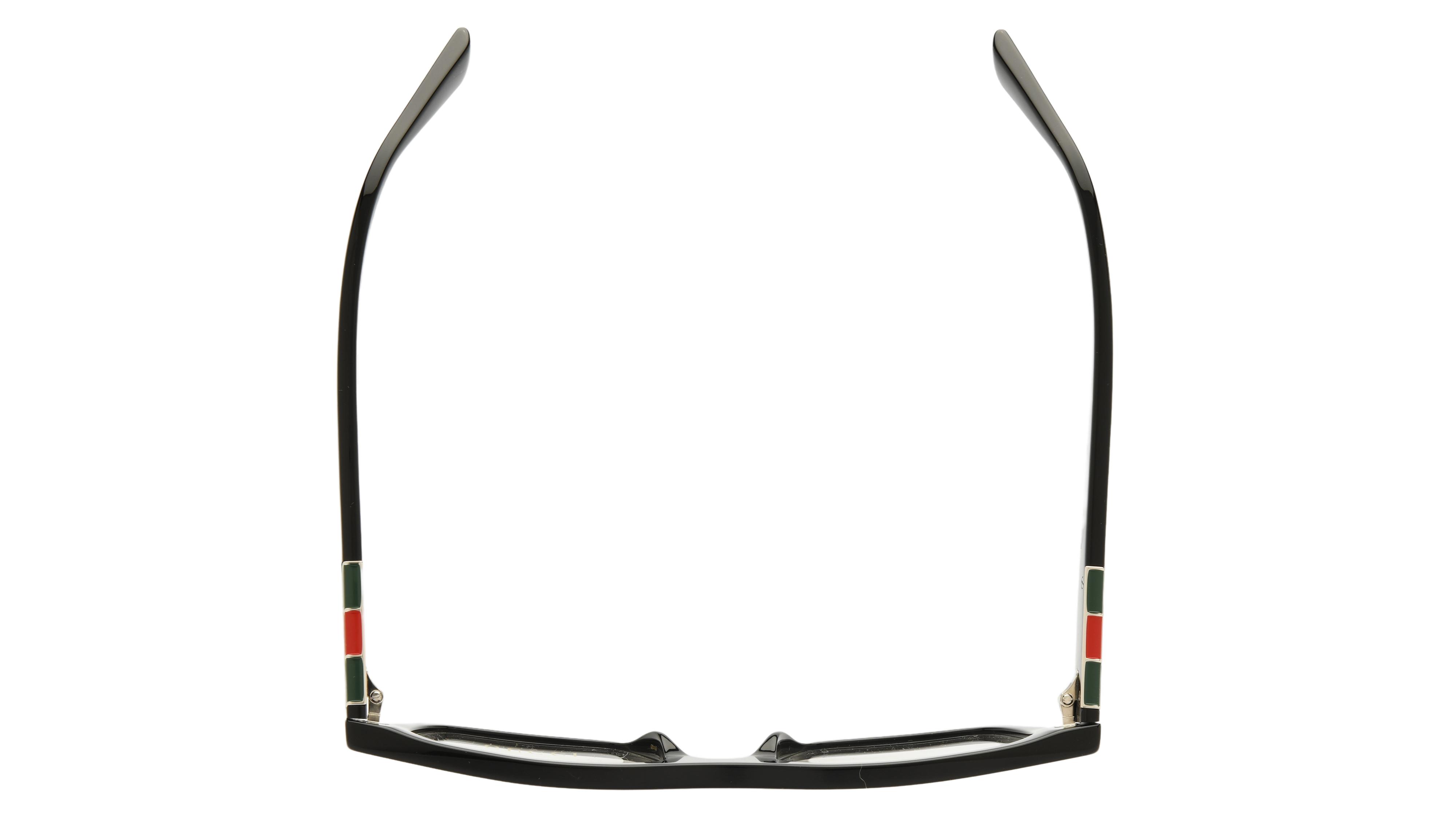 Lunettes de vue Gucci Homme Noir Rectangle GG1889O001 Dessus