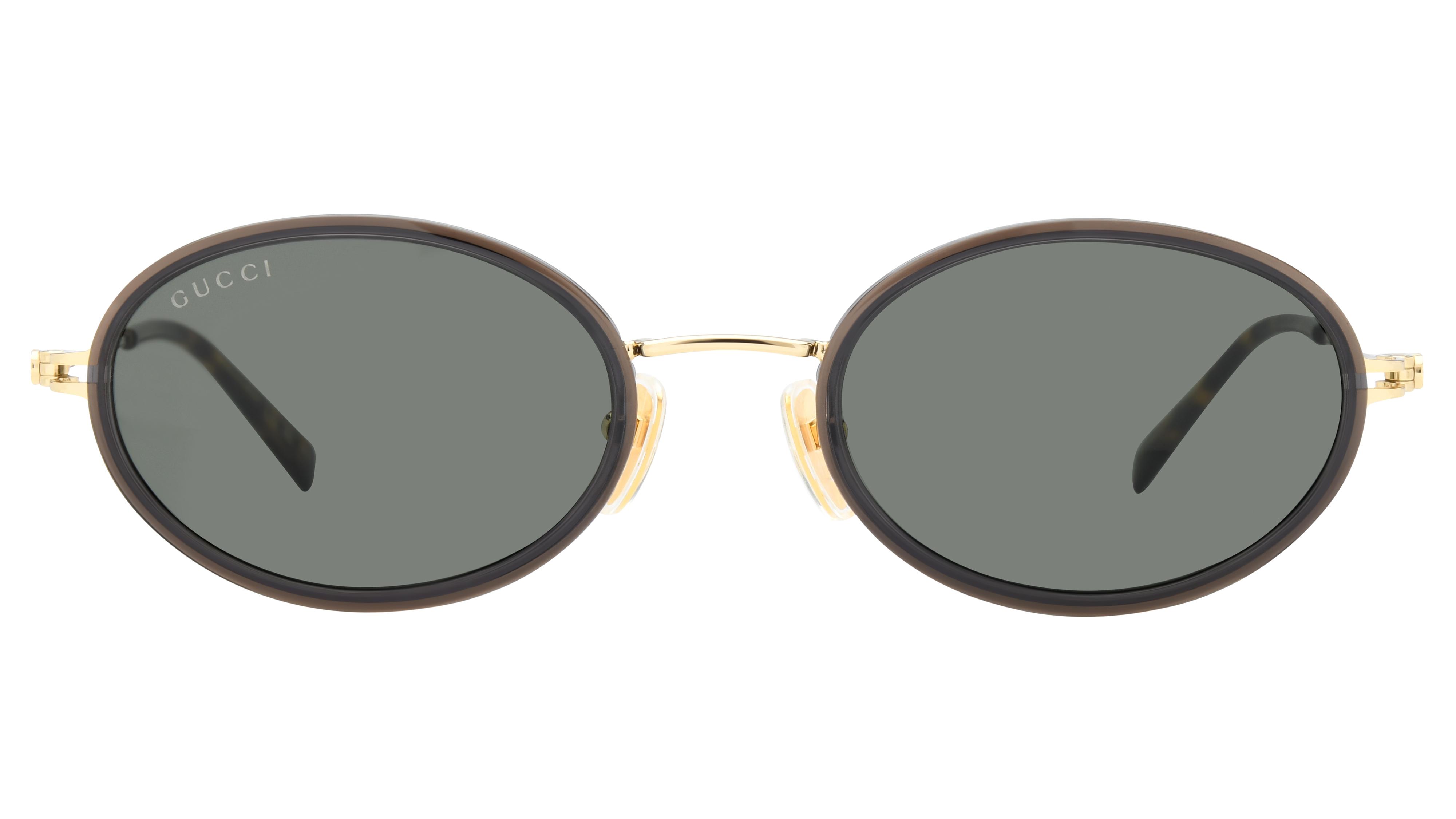 Lunettes de soleil Gucci Femme Or Pantos GG1980S Face