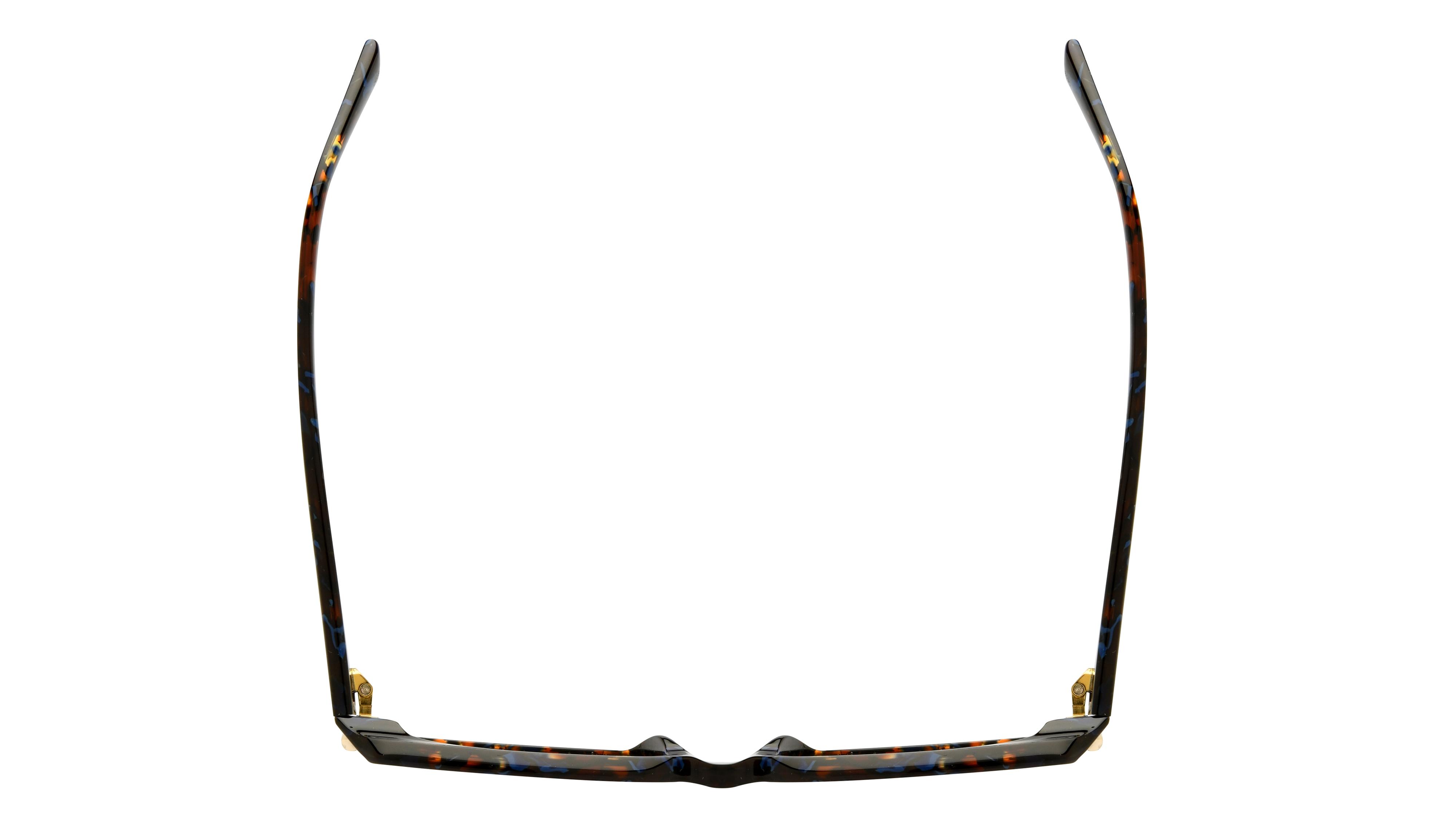 Lunettes de soleil Longchamp Femme Bleu Rectangle LO765SN Dessus