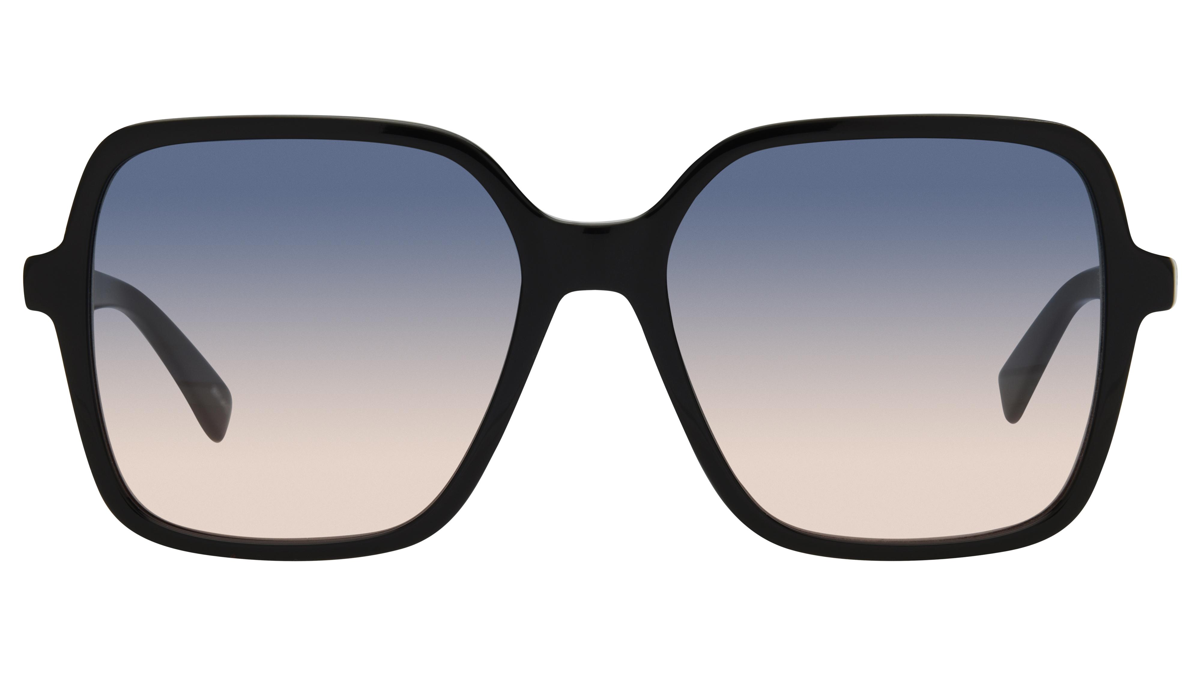 Lunettes de soleil Longchamp Femme Noir Carré lo808s Face