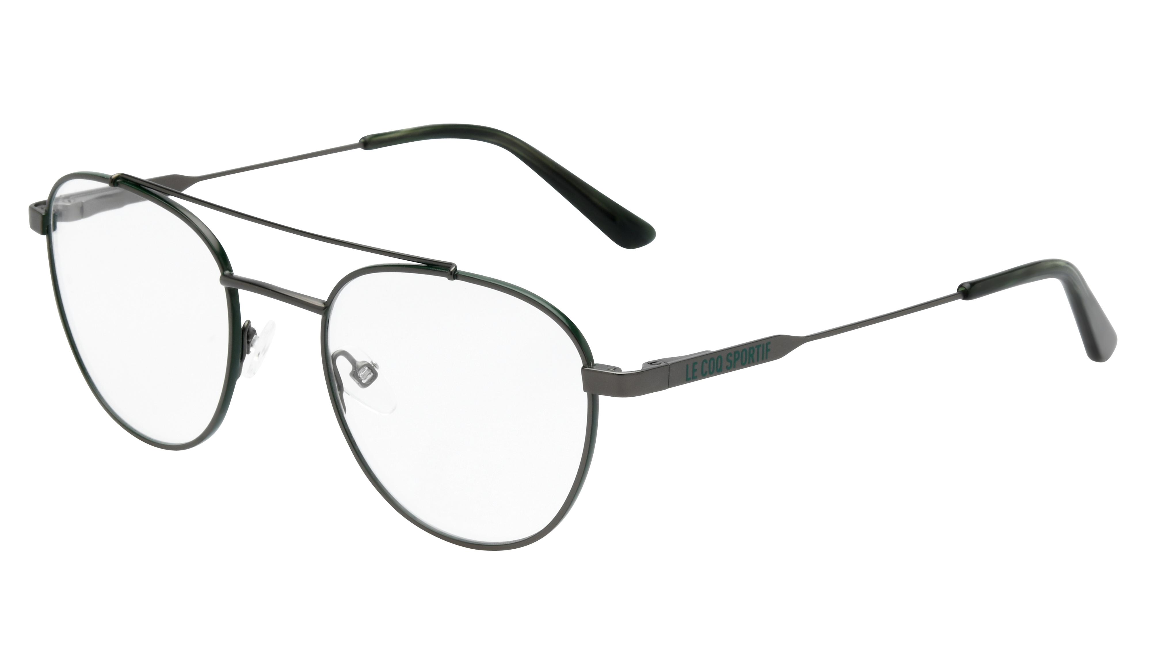 Lunettes de vue Le Coq Sportif Homme Gris Aviateur Lcs2305 Trois-Quart