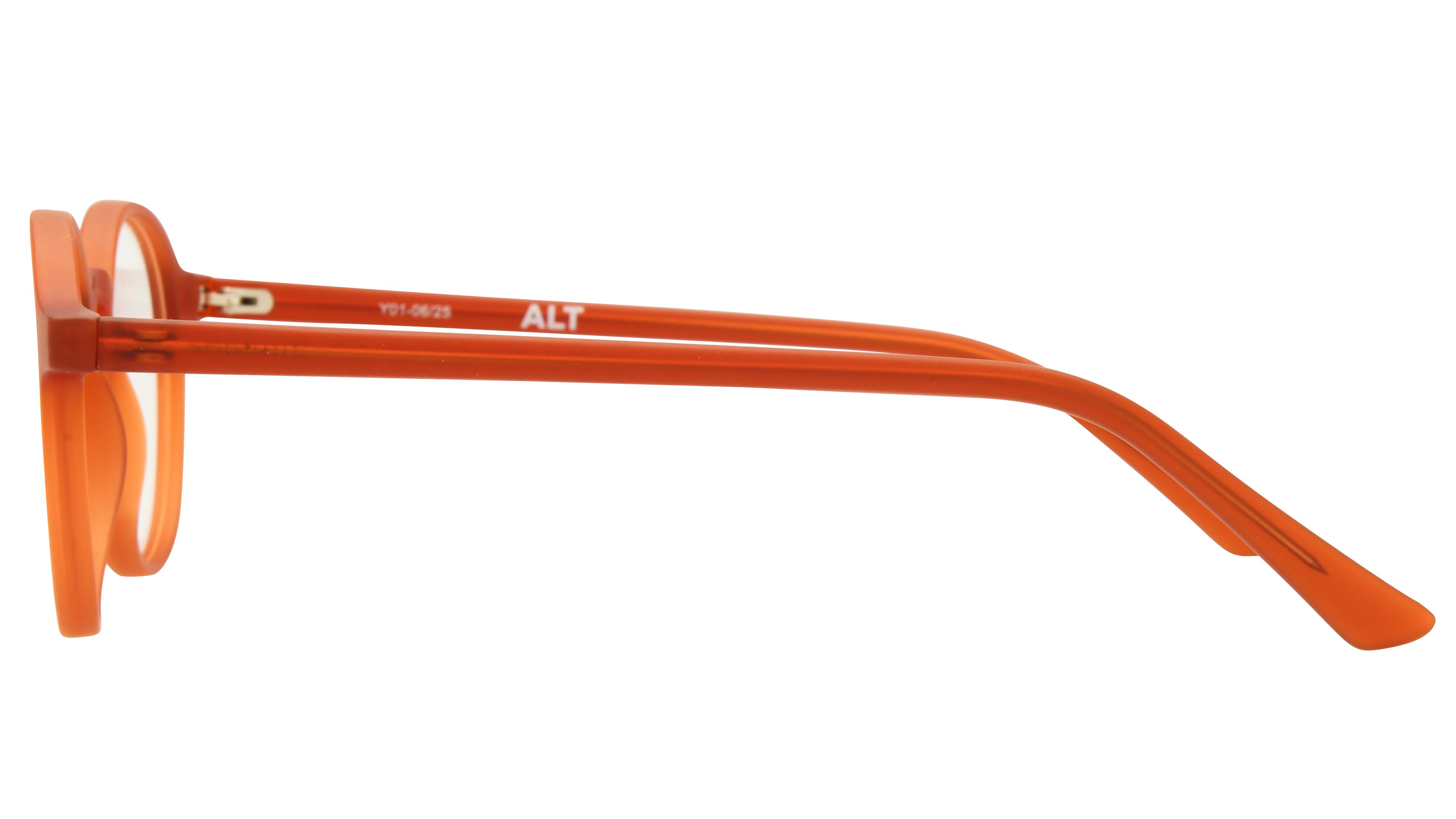 Lunettes de vue Alternance Homme Orange Pantos Alt26103 Gauche