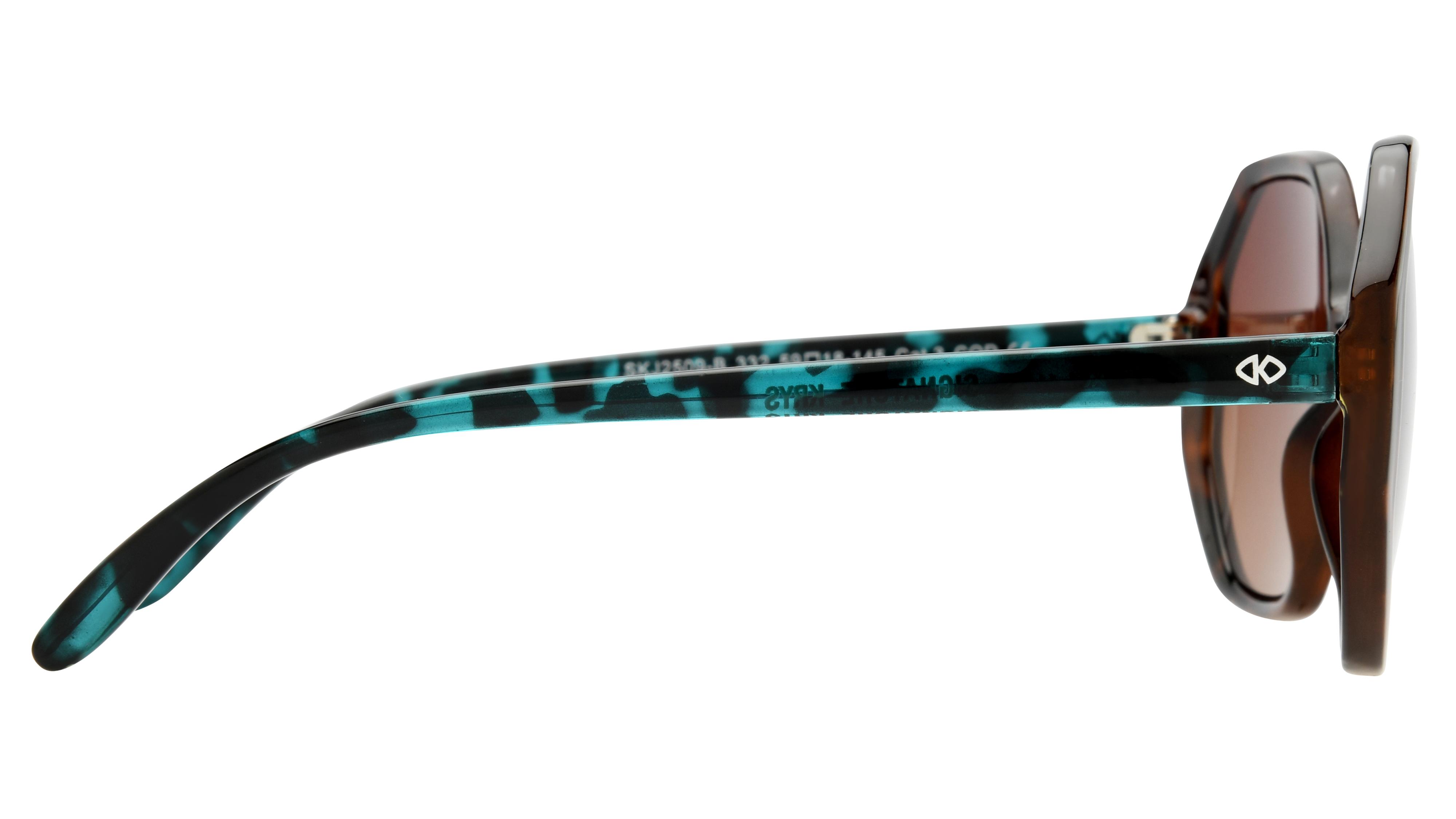Lunettes de soleil Signature Krys Femme Écaille Carré Skj2509-B Droite