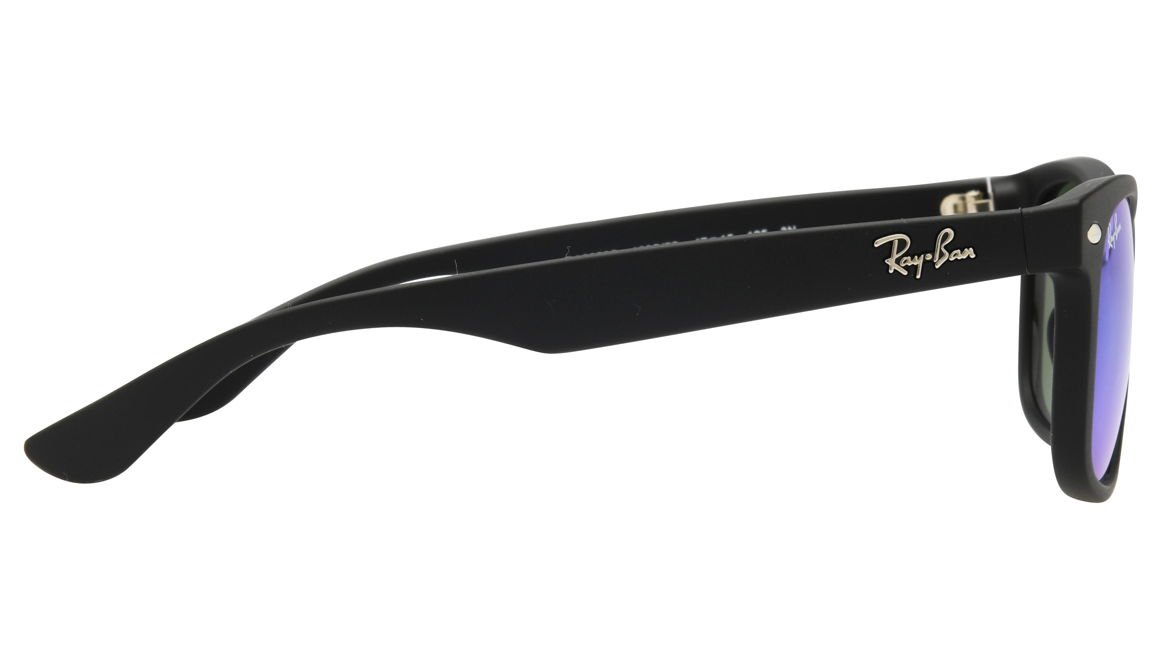 Lunettes de soleil Ray-Ban Enfant Noir Wayfarer Rj9052S Droite