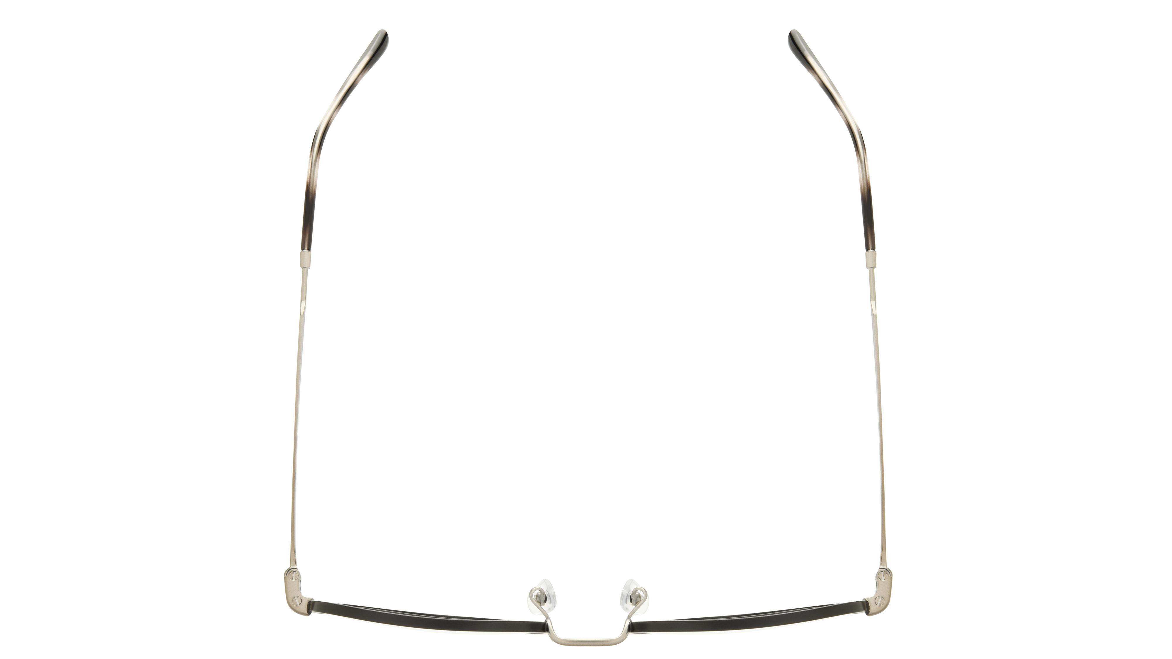 Lunettes de vue Ray-Ban Mixte Noir Carré RX6534 Dessus