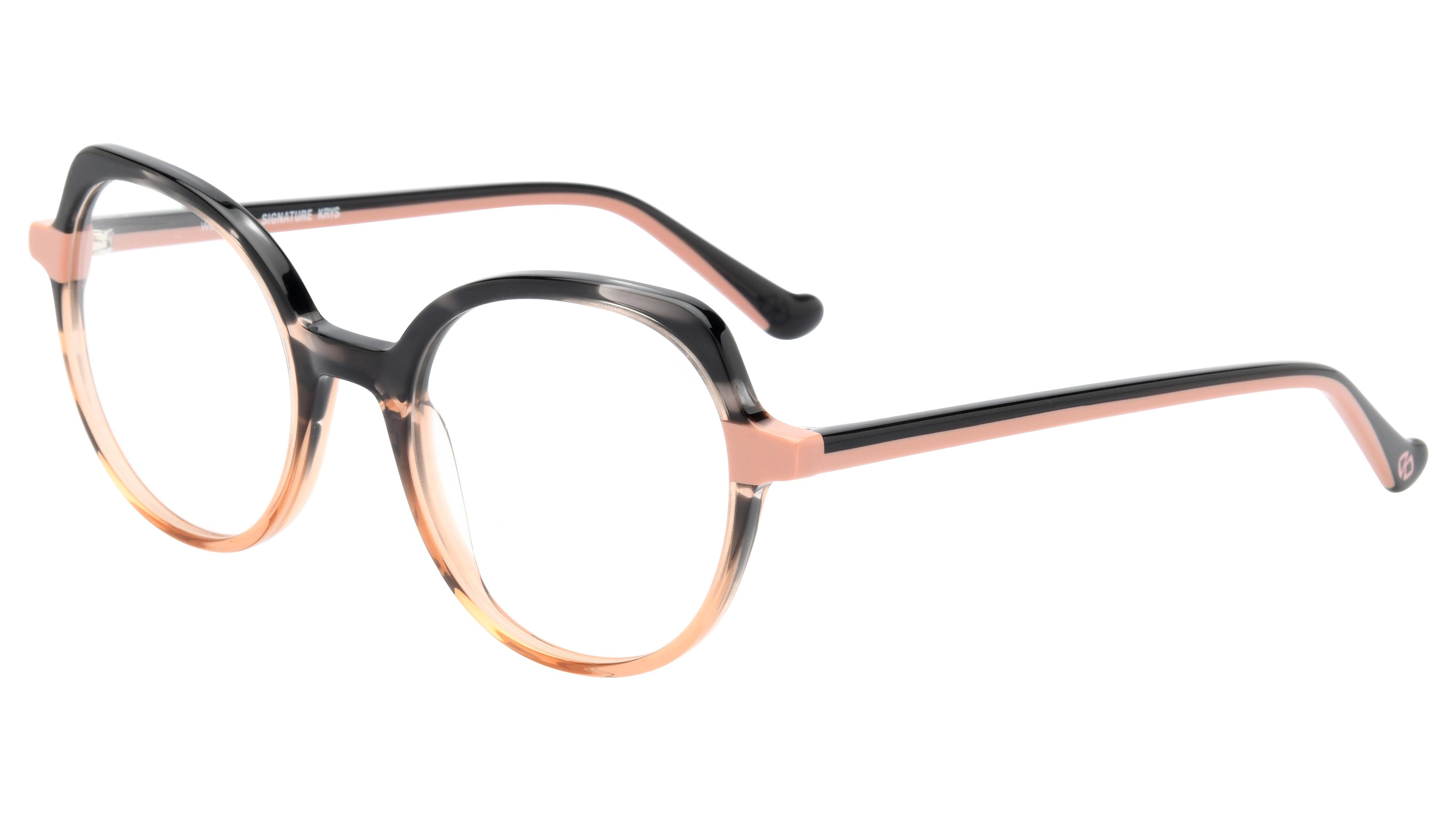 Lunettes de vue Signature Krys Femme Marron Papillon Kis2403 Trois-Quart
