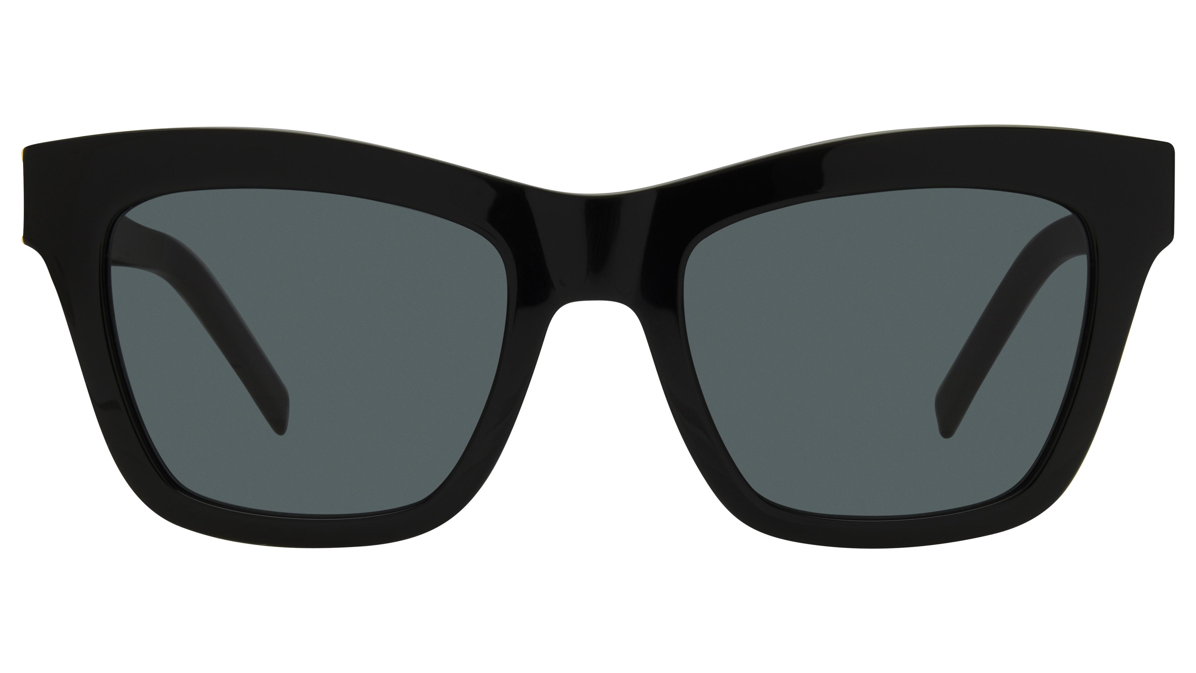 Lunettes de soleil Saint Laurent Femme Noir Papillon sl Face