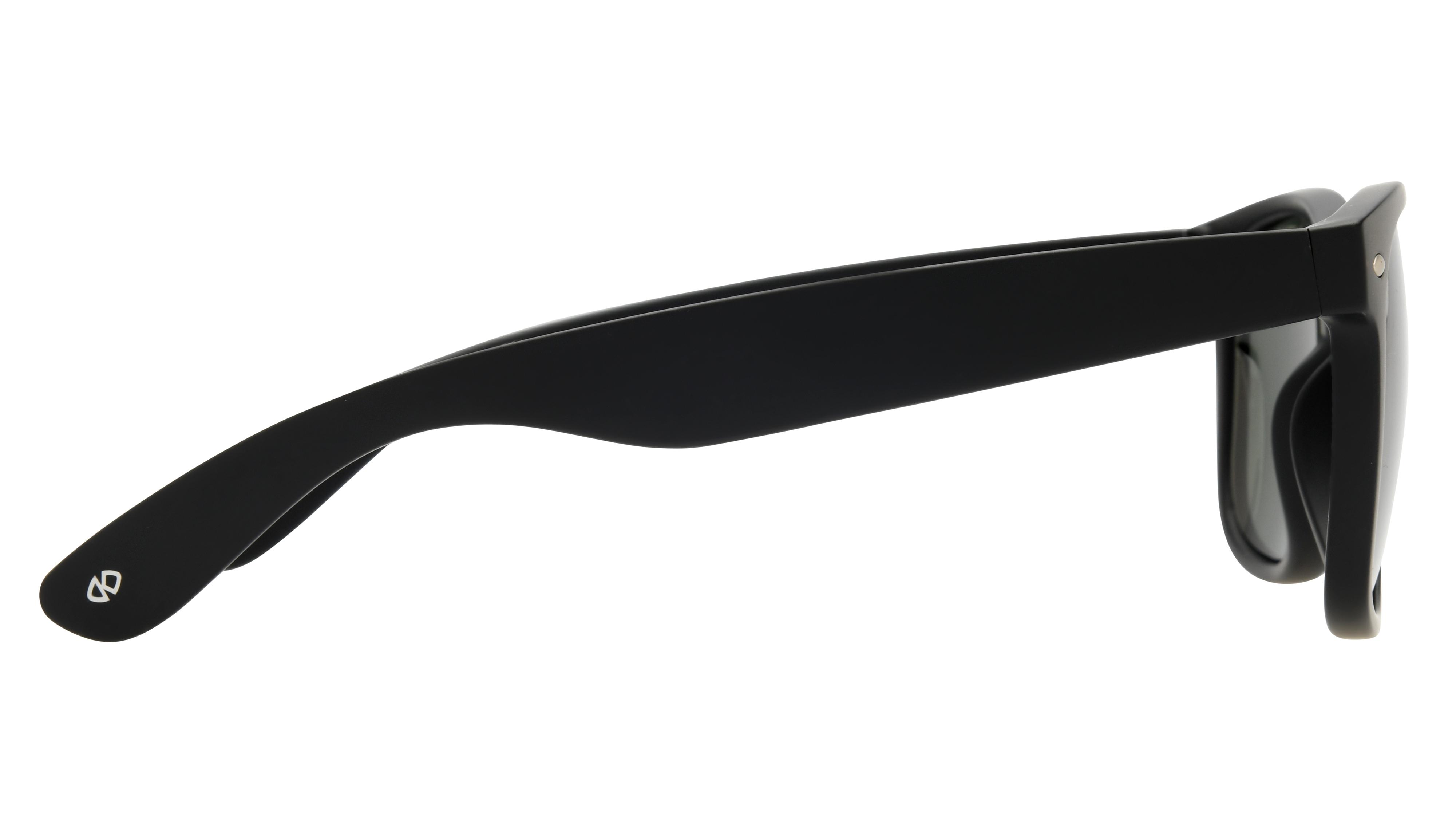 Lunettes de soleil Signature Krys Mixte Noir Wayfarer Skj2511-A Droite