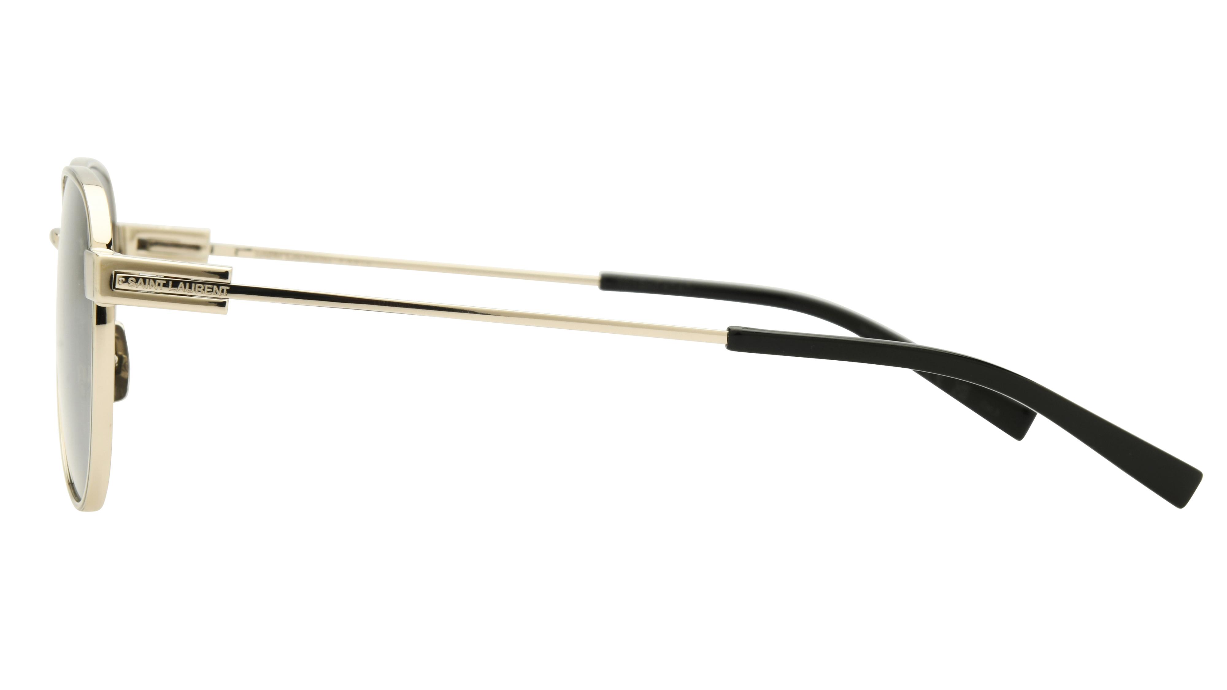 Lunettes de soleil Saint Laurent Homme Argent Ovale Sl772 Gauche