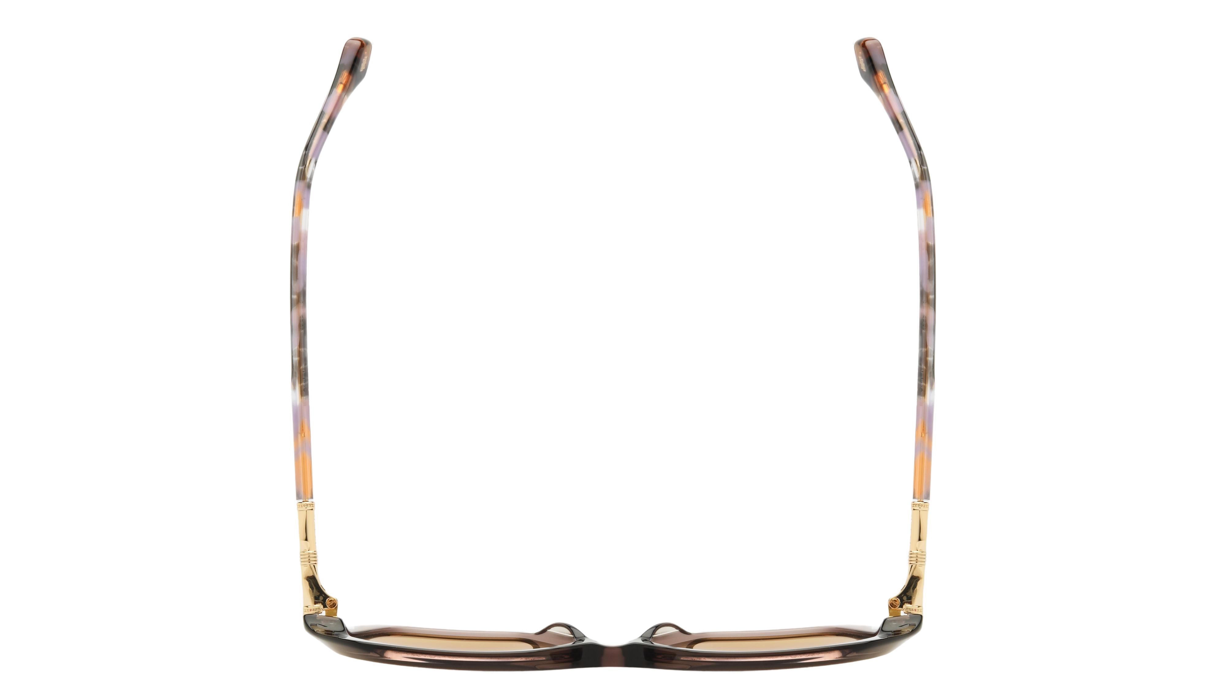 Lunettes de soleil ba&sh Femme Marron Rectangle LEONCE Dessus