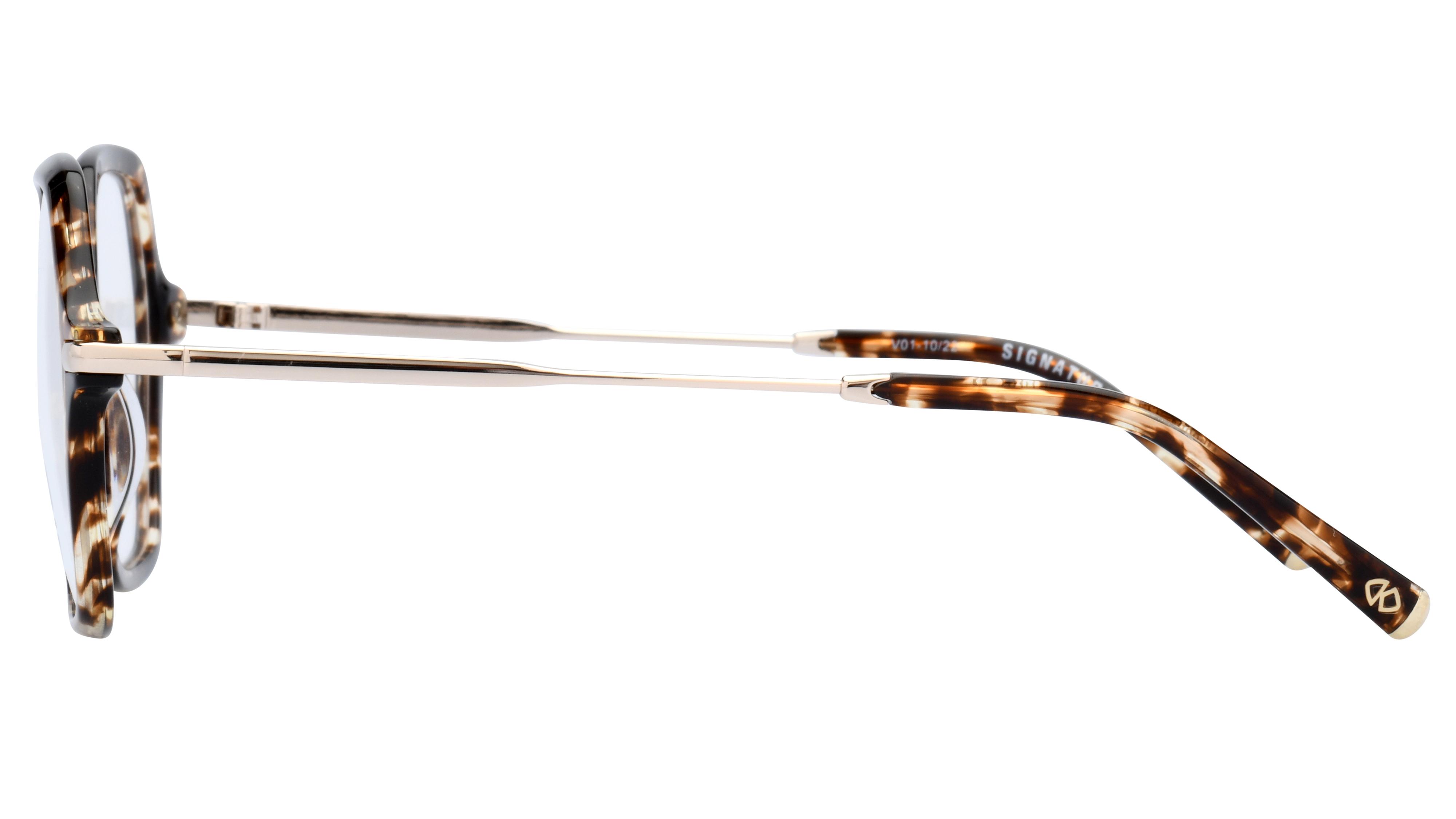Lunettes de vue Signature Krys Ml2301 332 Ecaille Fonce Br Carr