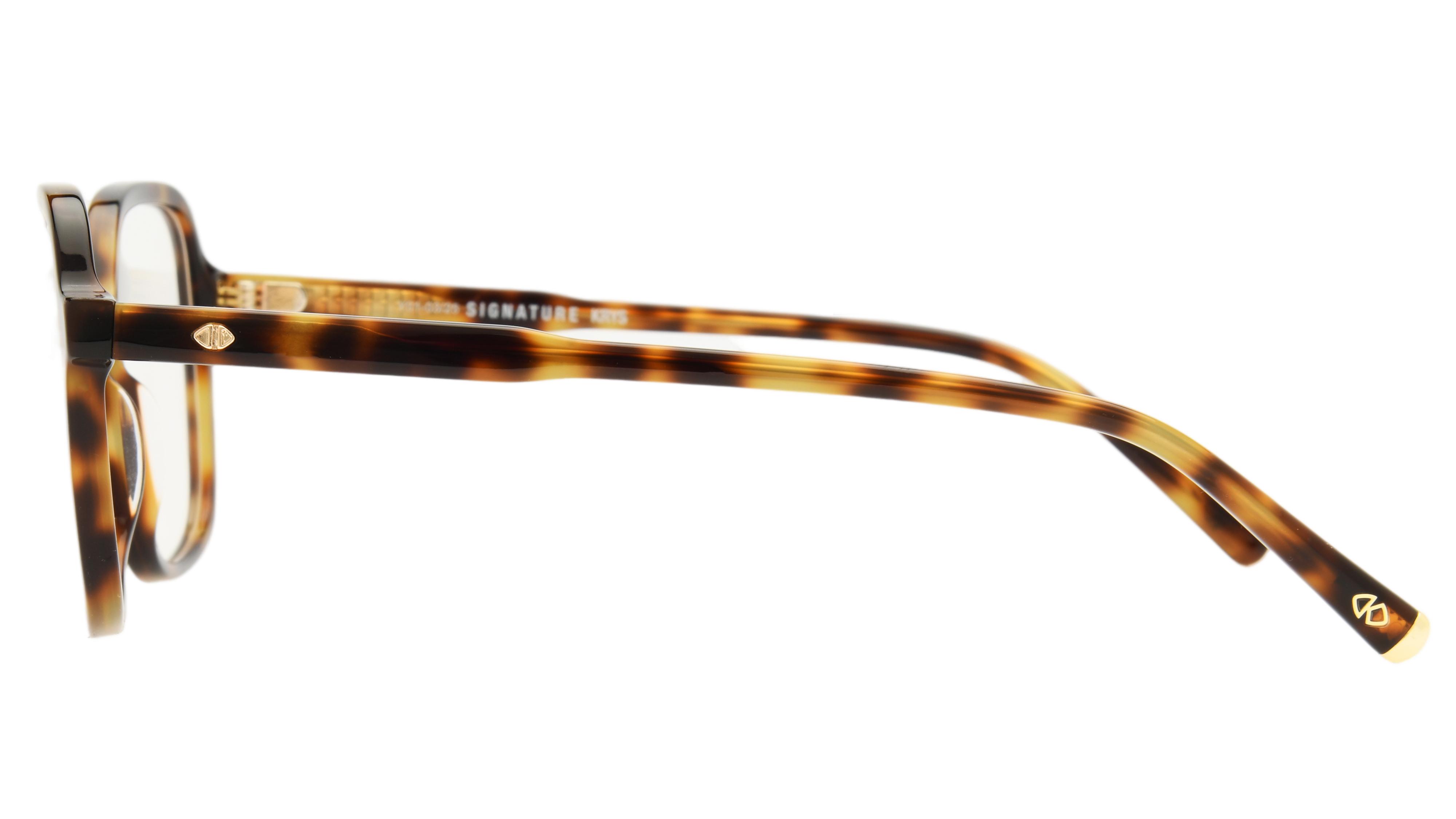 Lunettes de vue Signature Krys Femme Écaille Rectangle Ml2502 Gauche