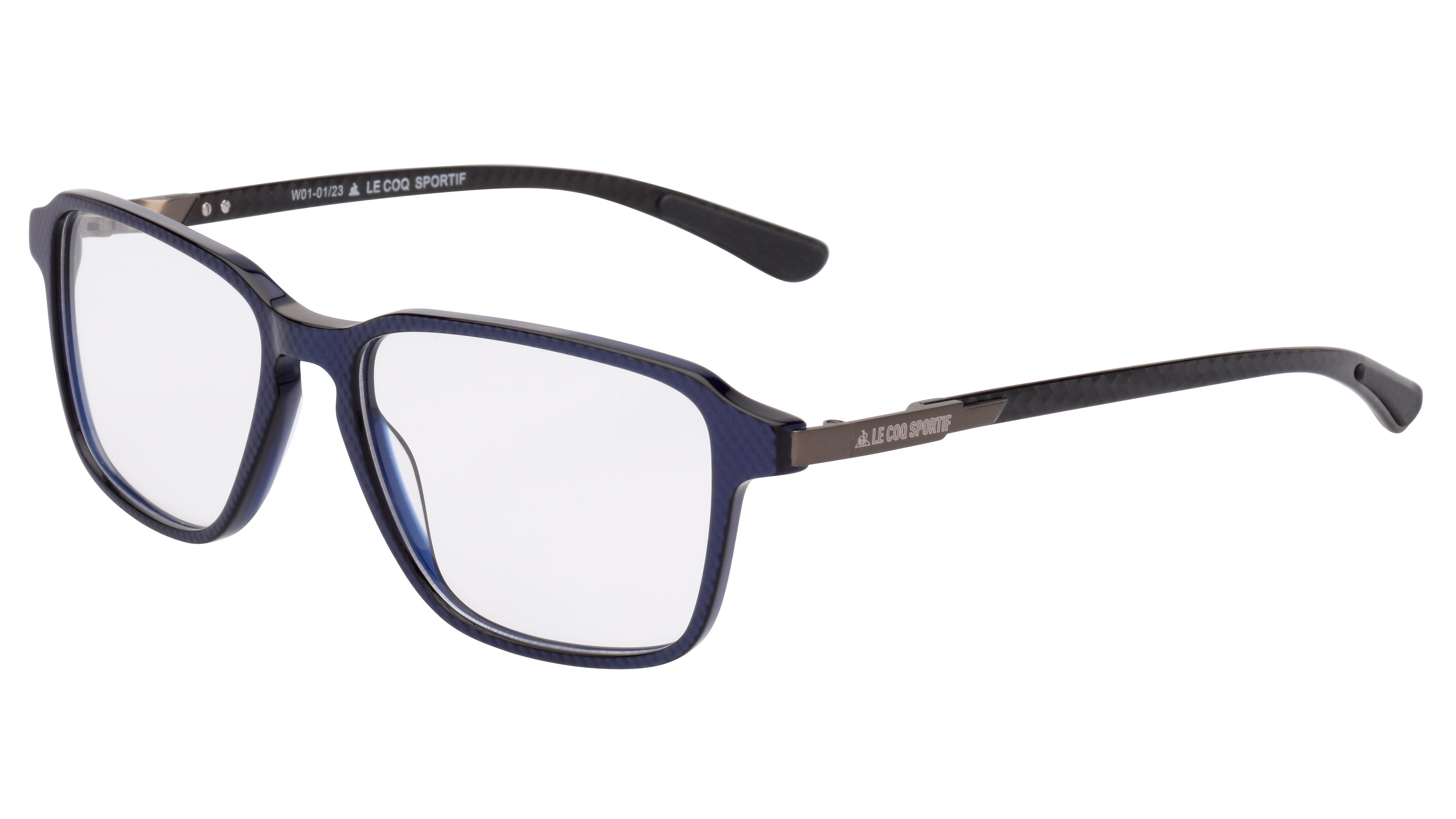 Lunettes de vue Le Coq Sportif Lcs2209 534 Bleu Fonce Textu Carre Krys