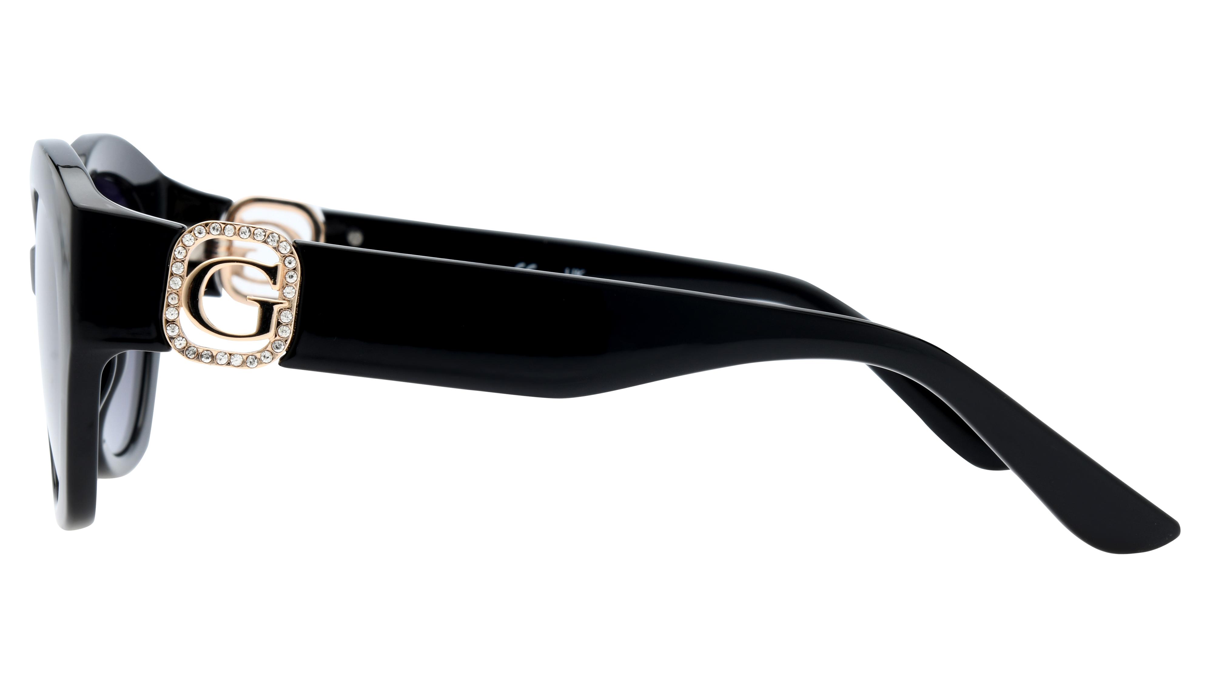 Lunettes de soleil Guess Femme Noir Ovale Gu00104 Gauche