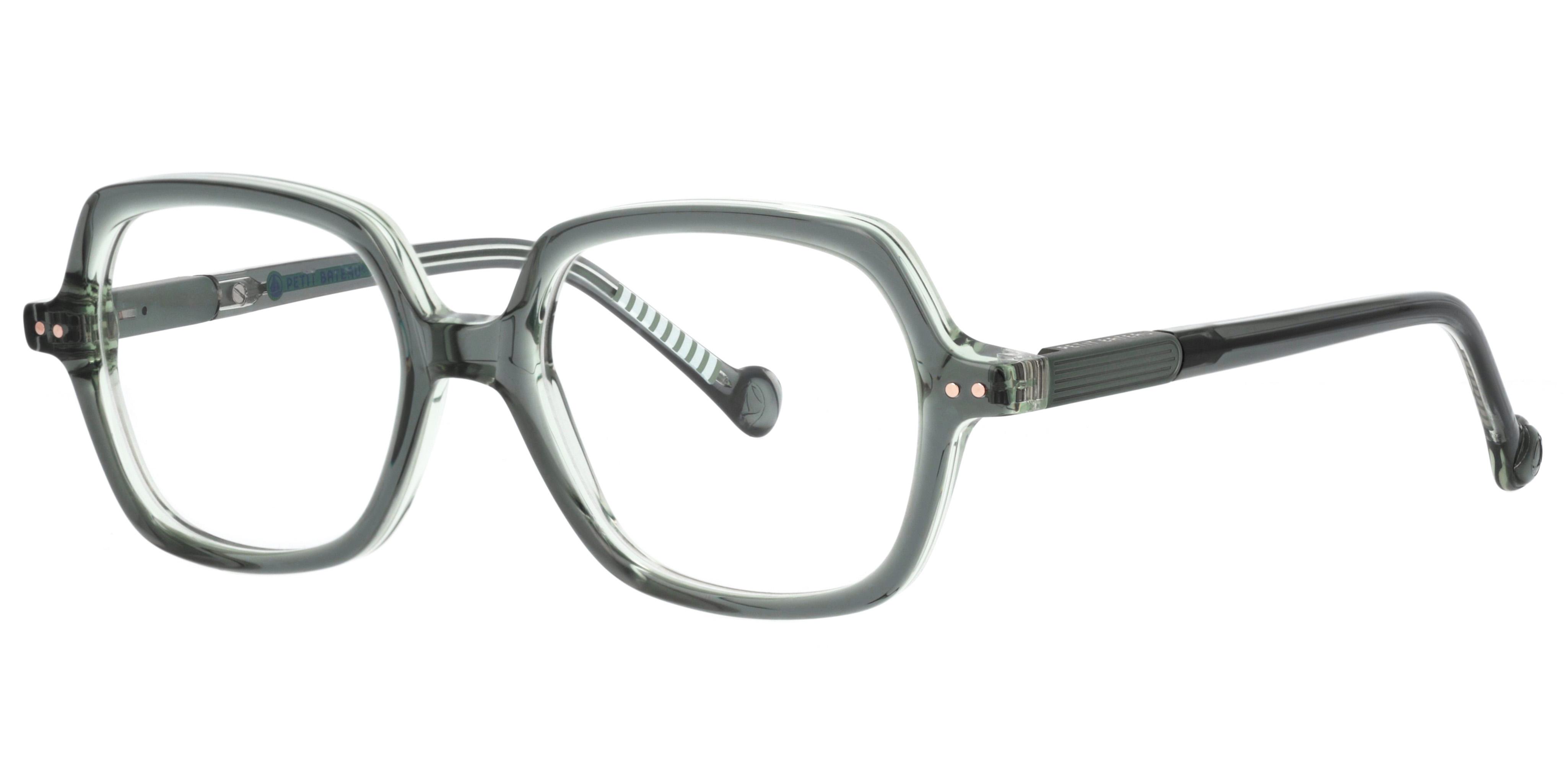 Lunettes de vue Petit Bateau Enfant Vert Rectangle Ile Gauche