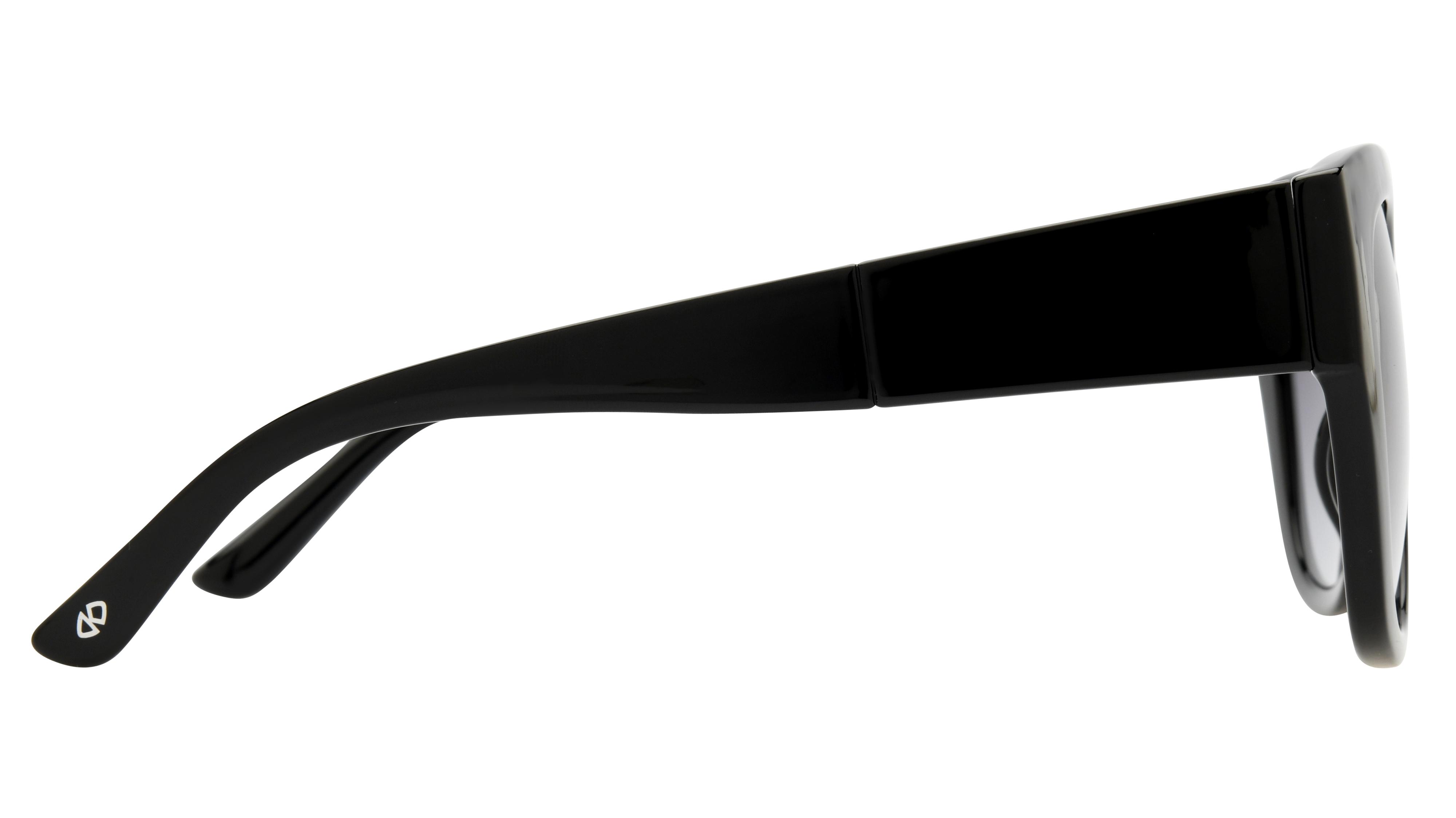 Lunettes de soleil Signature Krys Femme Noir Papillon Skj2505-B Droite