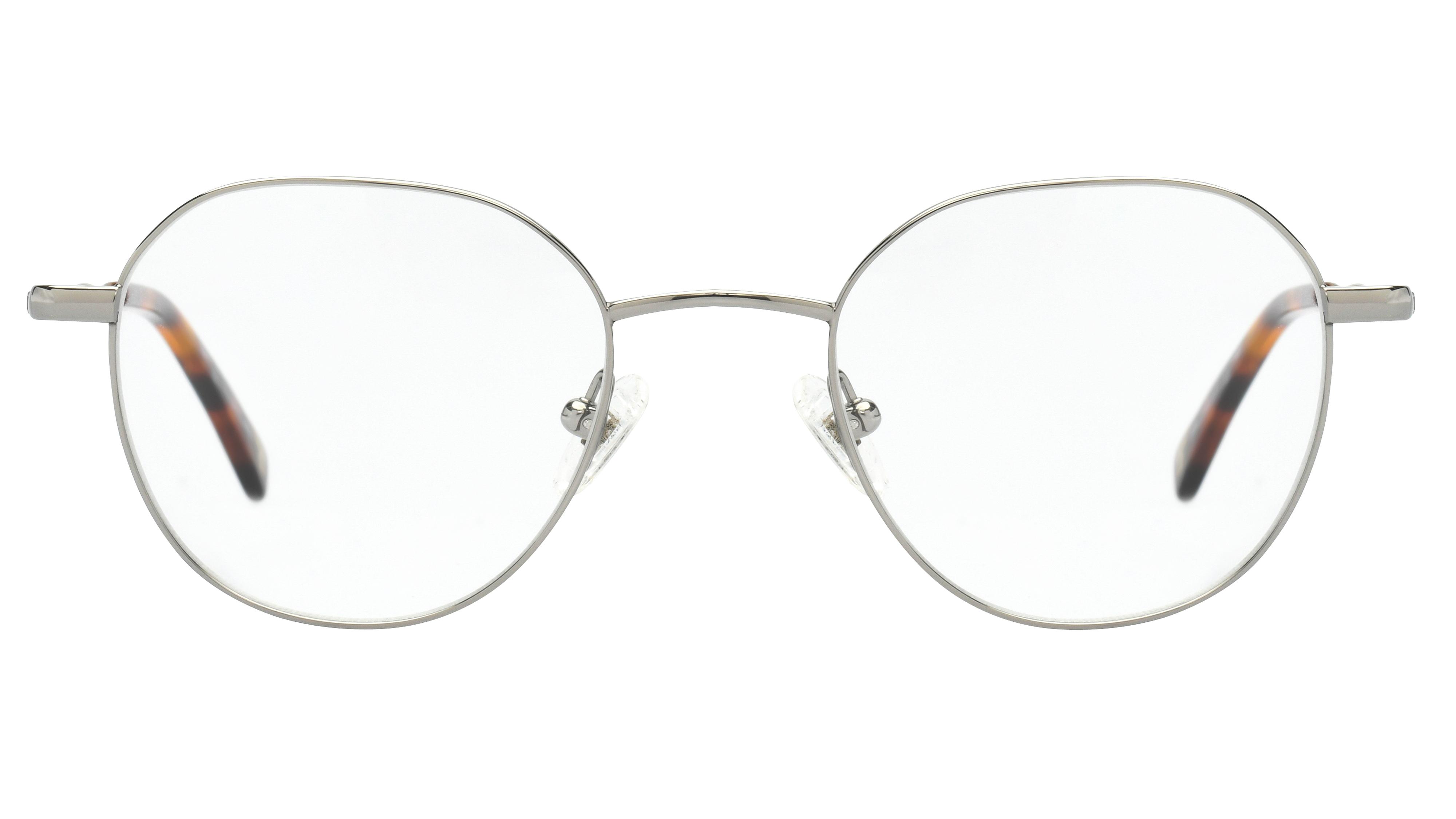 Lunettes de vue L'Atelier du Faubourg Homme Gris Ronde Adf2104 Face