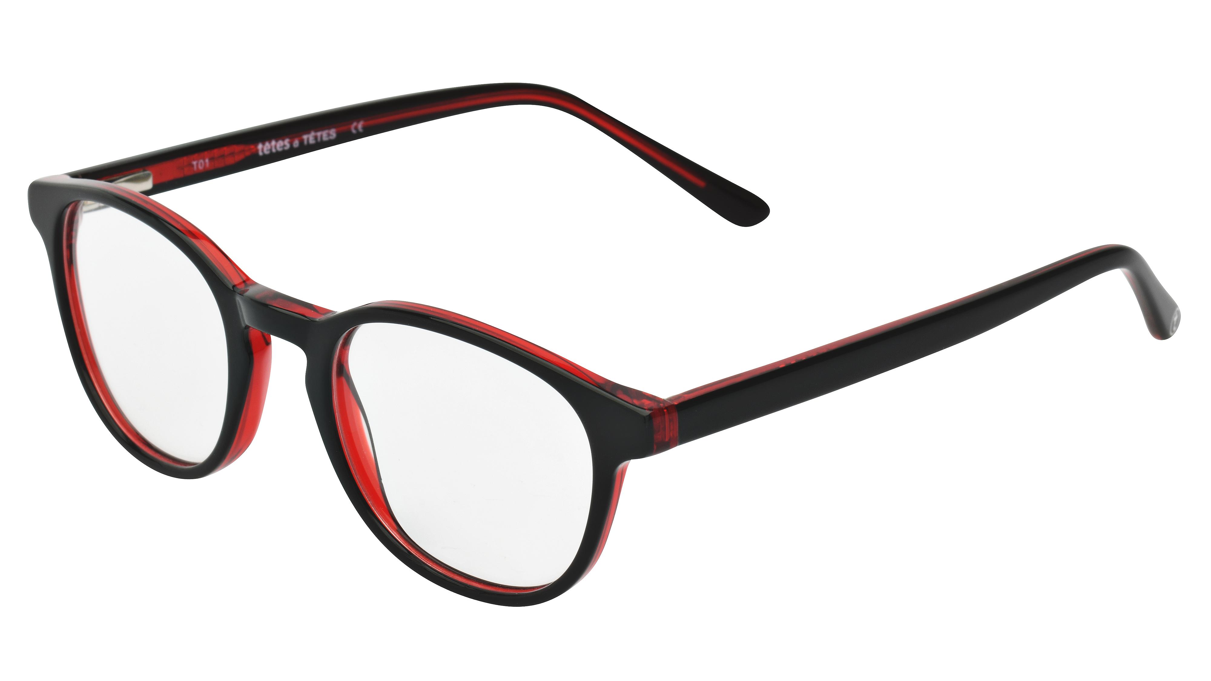 Lunettes de vue têtes à TETES Enfant Noir Pantos Tat1929 Trois-Quart