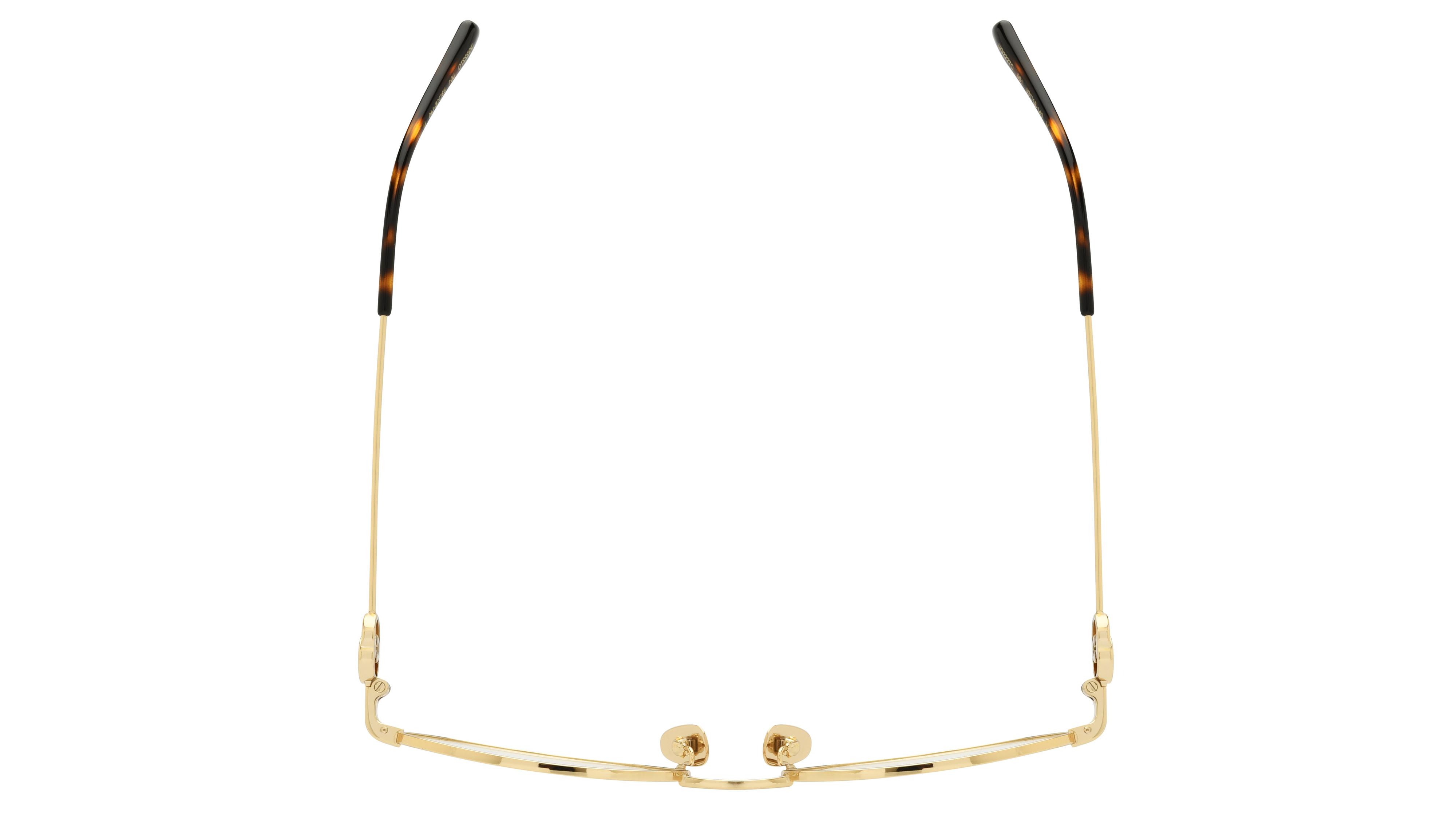 Lunettes de vue Gucci Femme Or Ovale Gg2227O Dessus